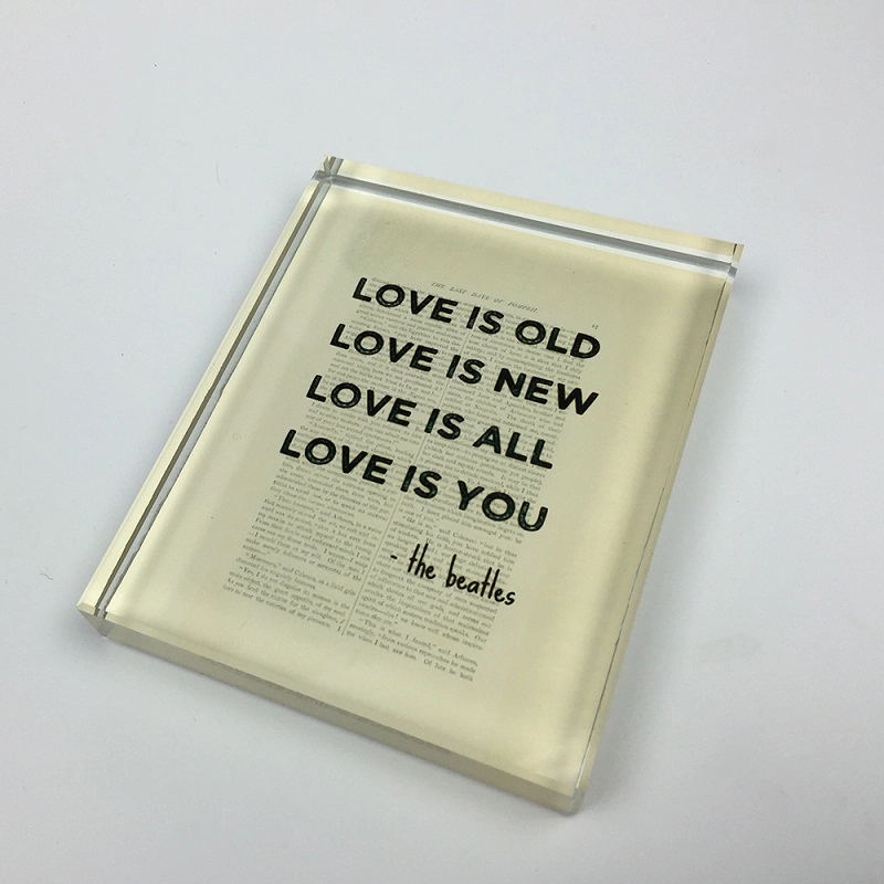 Wedding Souvenirs Favors Crystal Book Paperweight 1