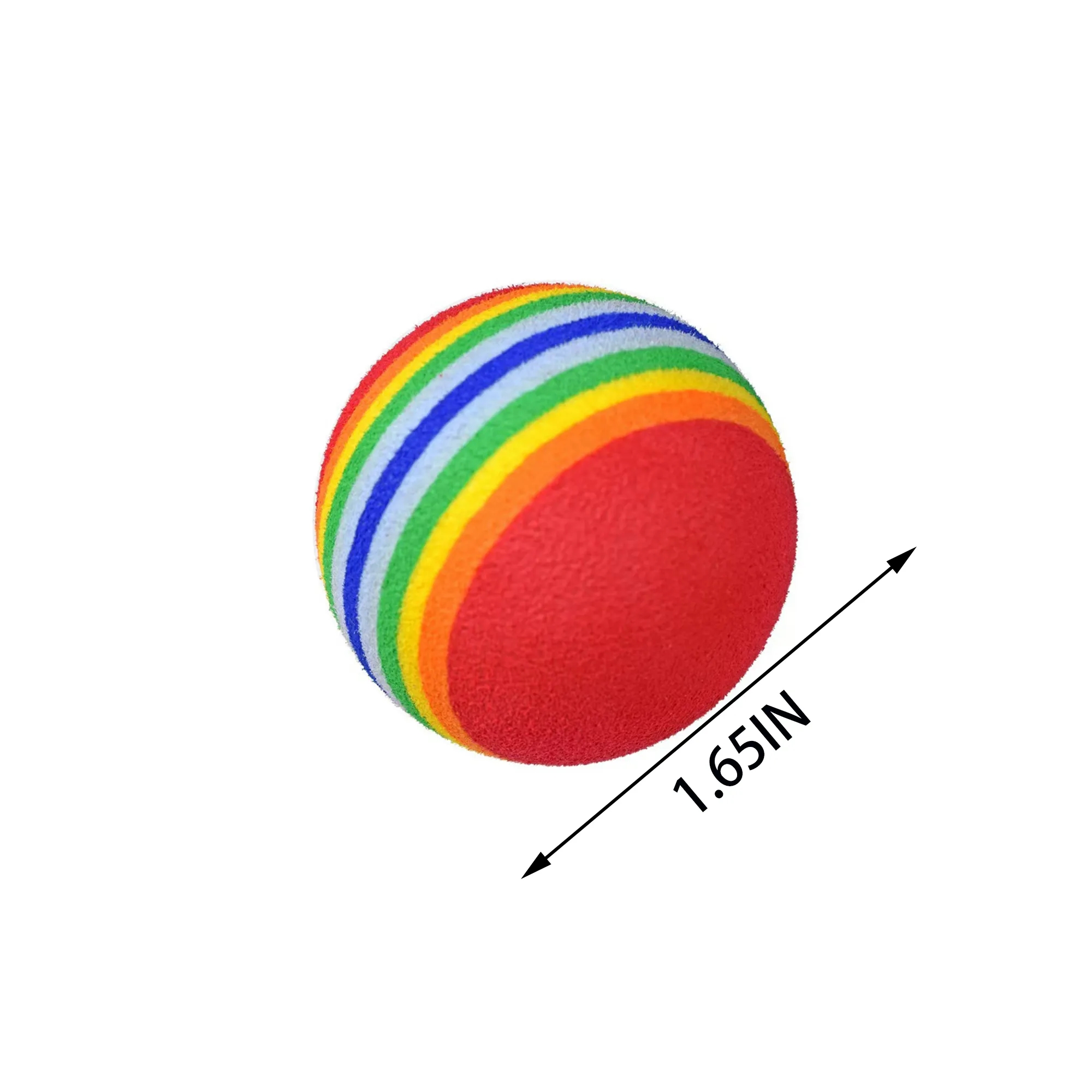Golf Rainbow Foam Ball With Customizable Logo 2