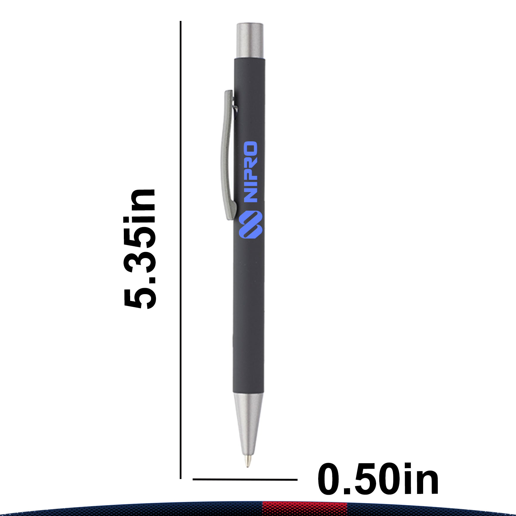 Rubber Coated Metal Pen 3