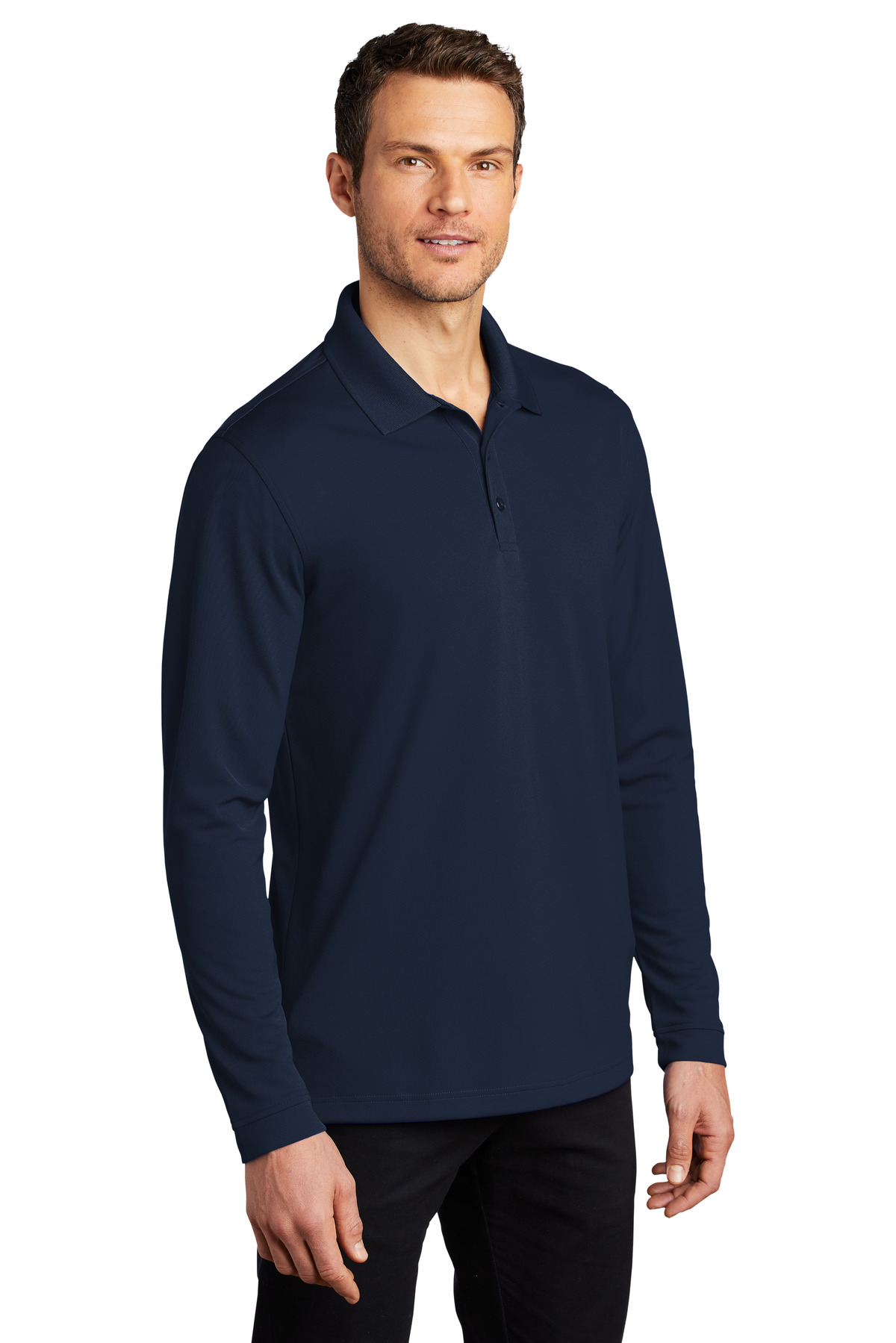 Port Authority Dry Zone UV Micro-Mesh Long Sleeve Polo K110LS 40