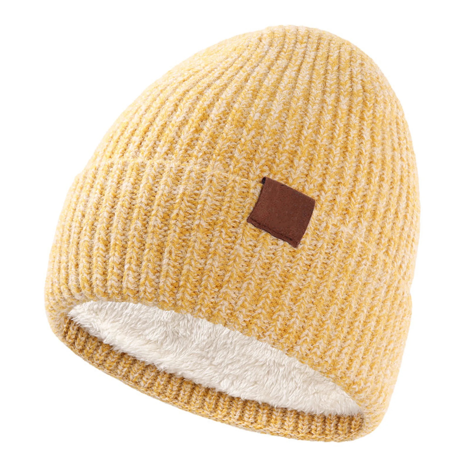 Winter Thick Knit Beanie Hats 6