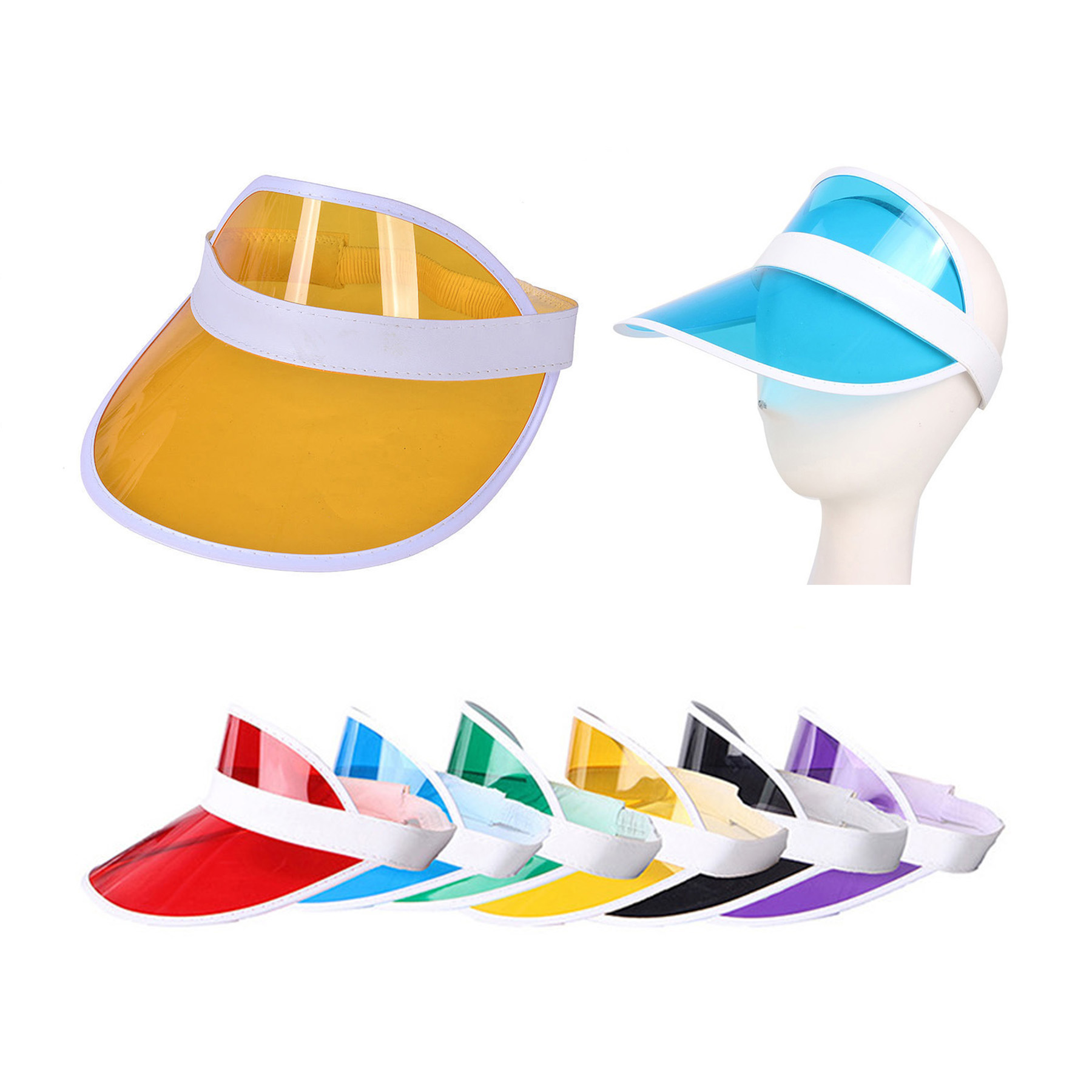 PVC Sun Visor Cap 1