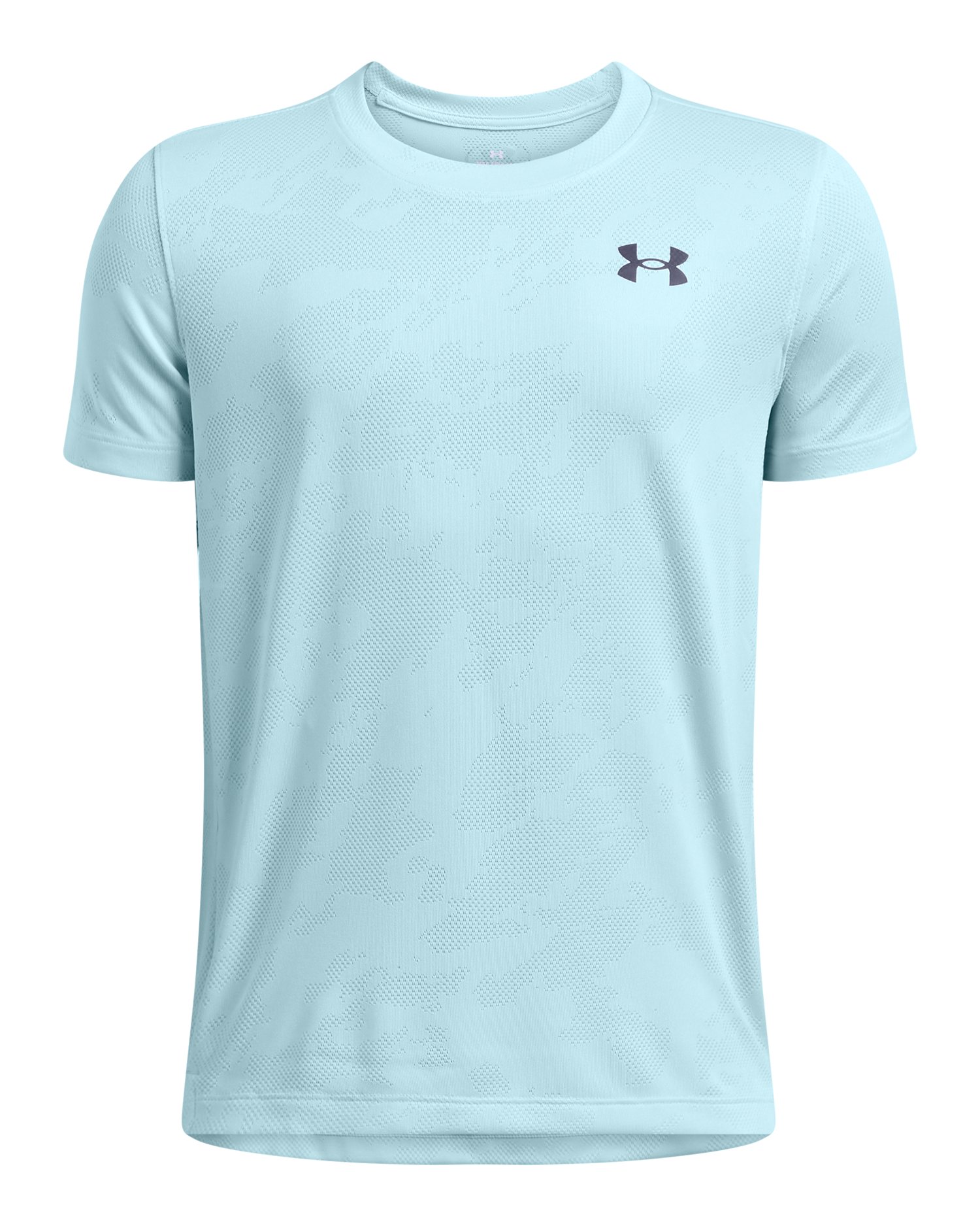 UA Tech Vent Jacquard Boys' Short Sleeve 5