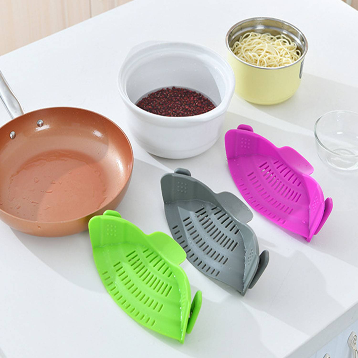 Clip On Silicone Strainer 7