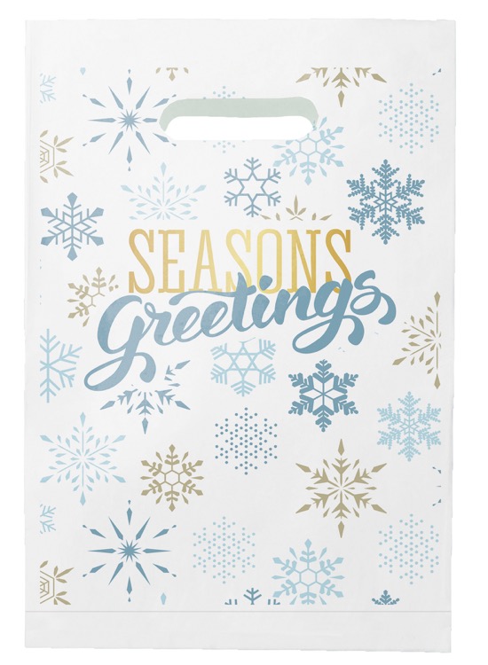 Christmas Scatter Design 2 Merchant Paper Bag (" x 13" x 2.5") 3