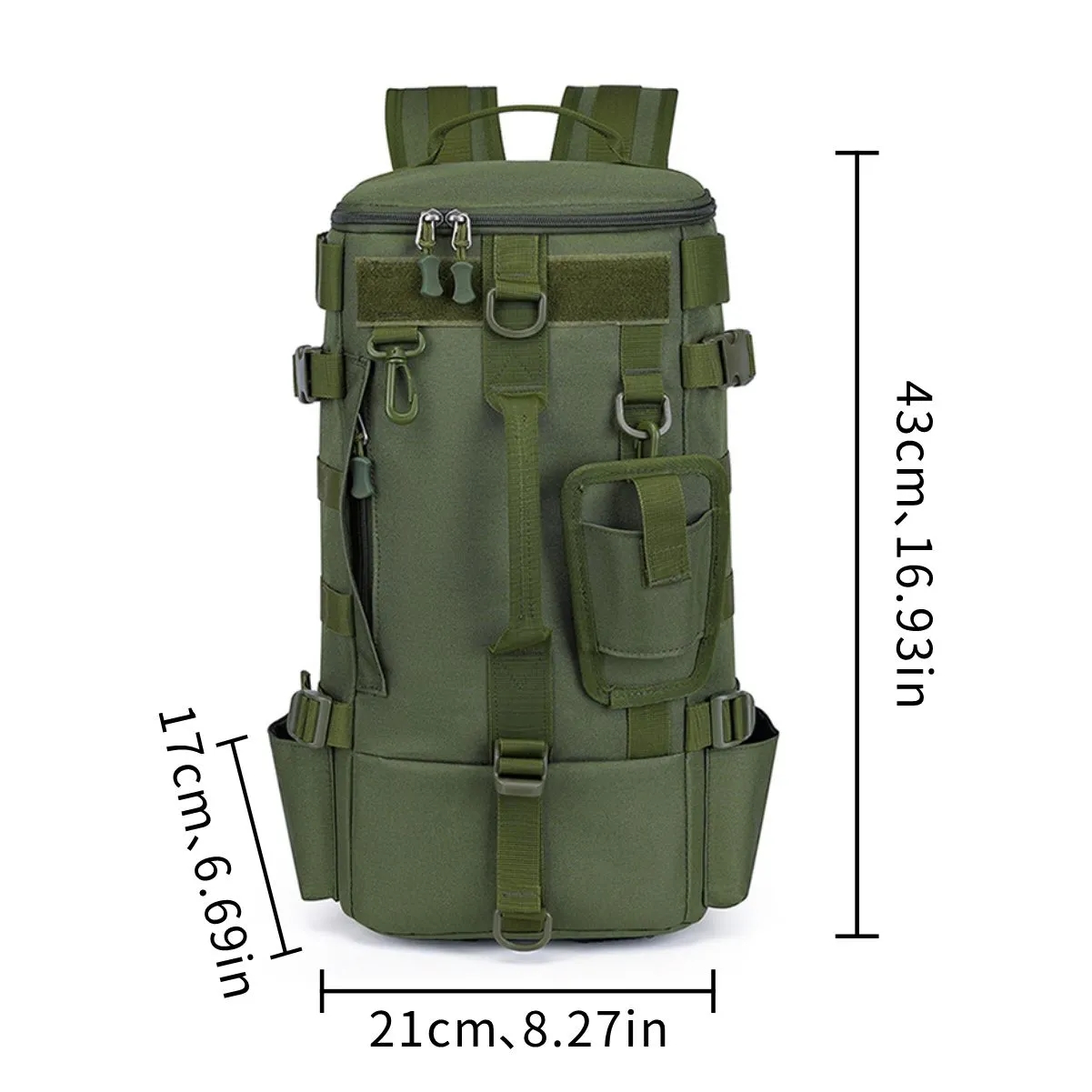 15L Tactical Fishing Backpack With Rod Holders 5