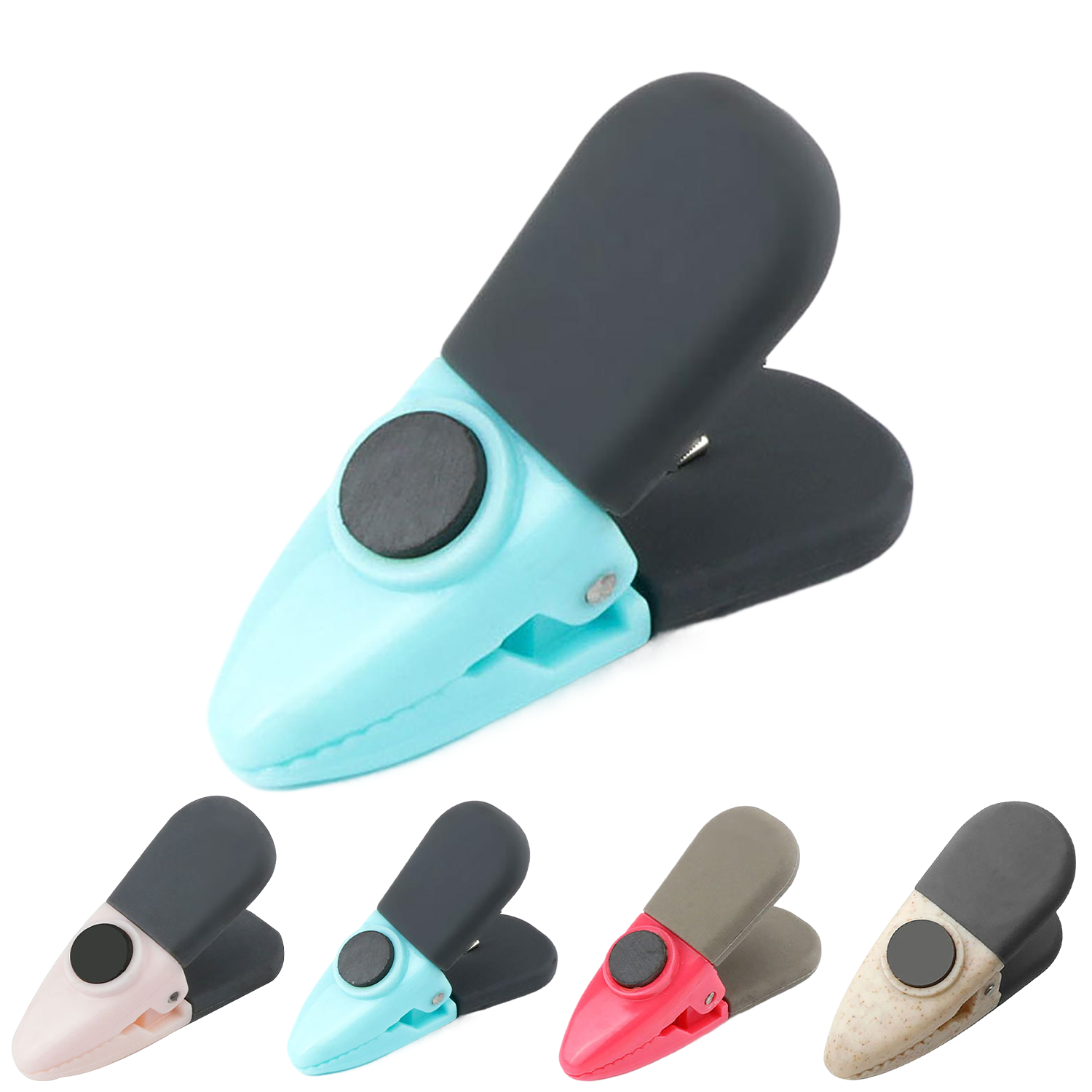 Kitchen Magnetic Plastic Bag Clips 8
