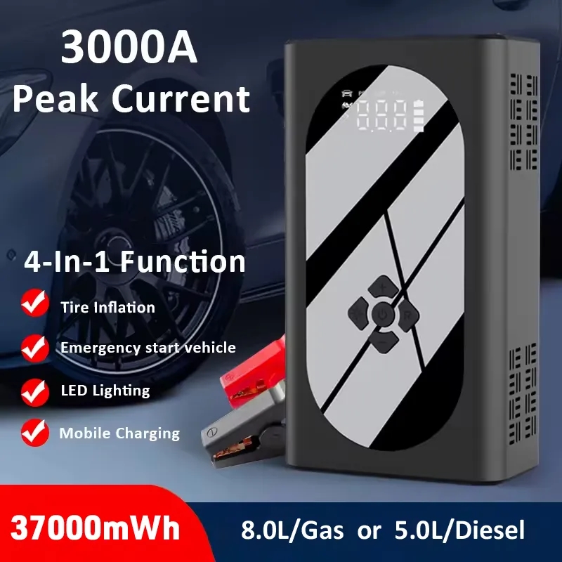3000A 150PSI Jump Starter with Air Compressor 3