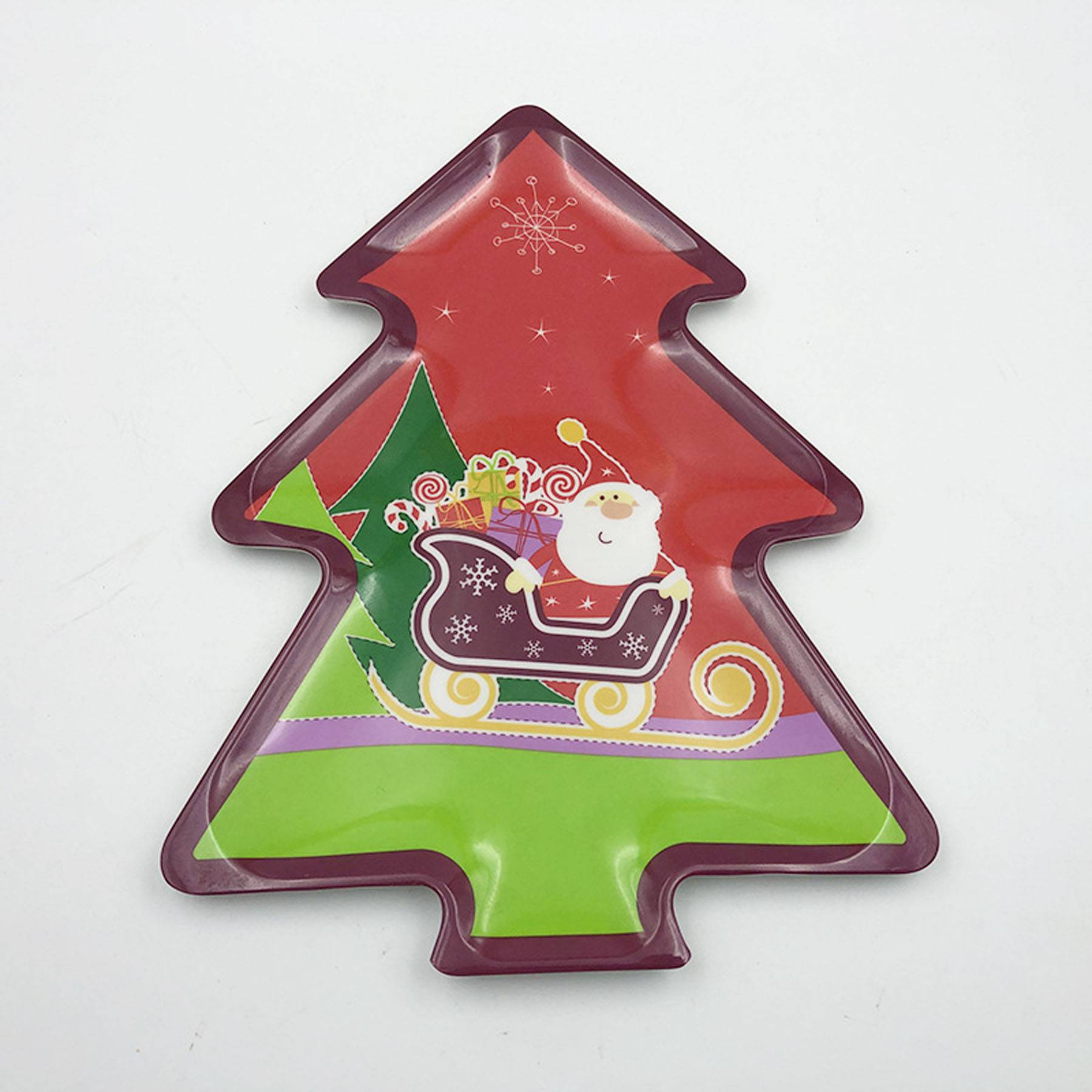 Christmas Tree Melamine Tray 3