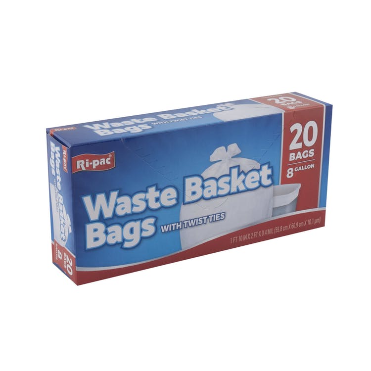 Waste Basket Bags - 8 Gallon 0.4 mil 2