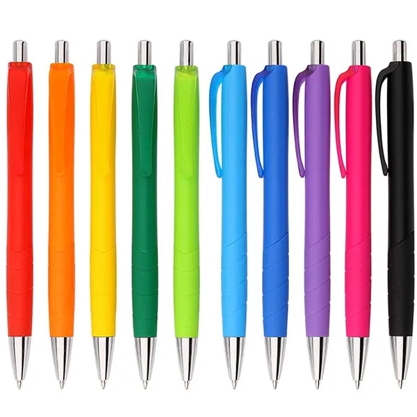 Solid Frosted Plastic Ballpoint Pen 3