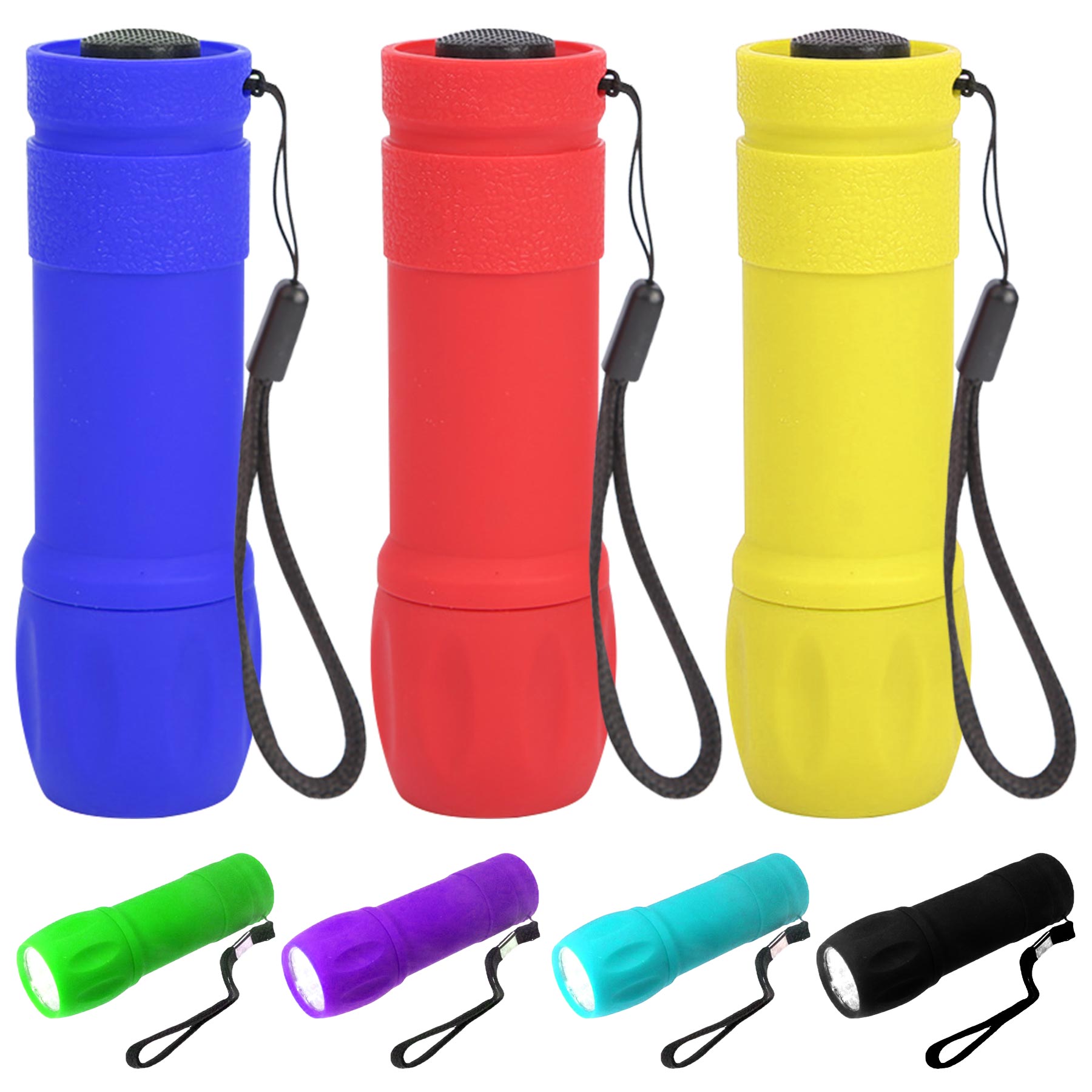 Mini LED Flashlight With Strap 2