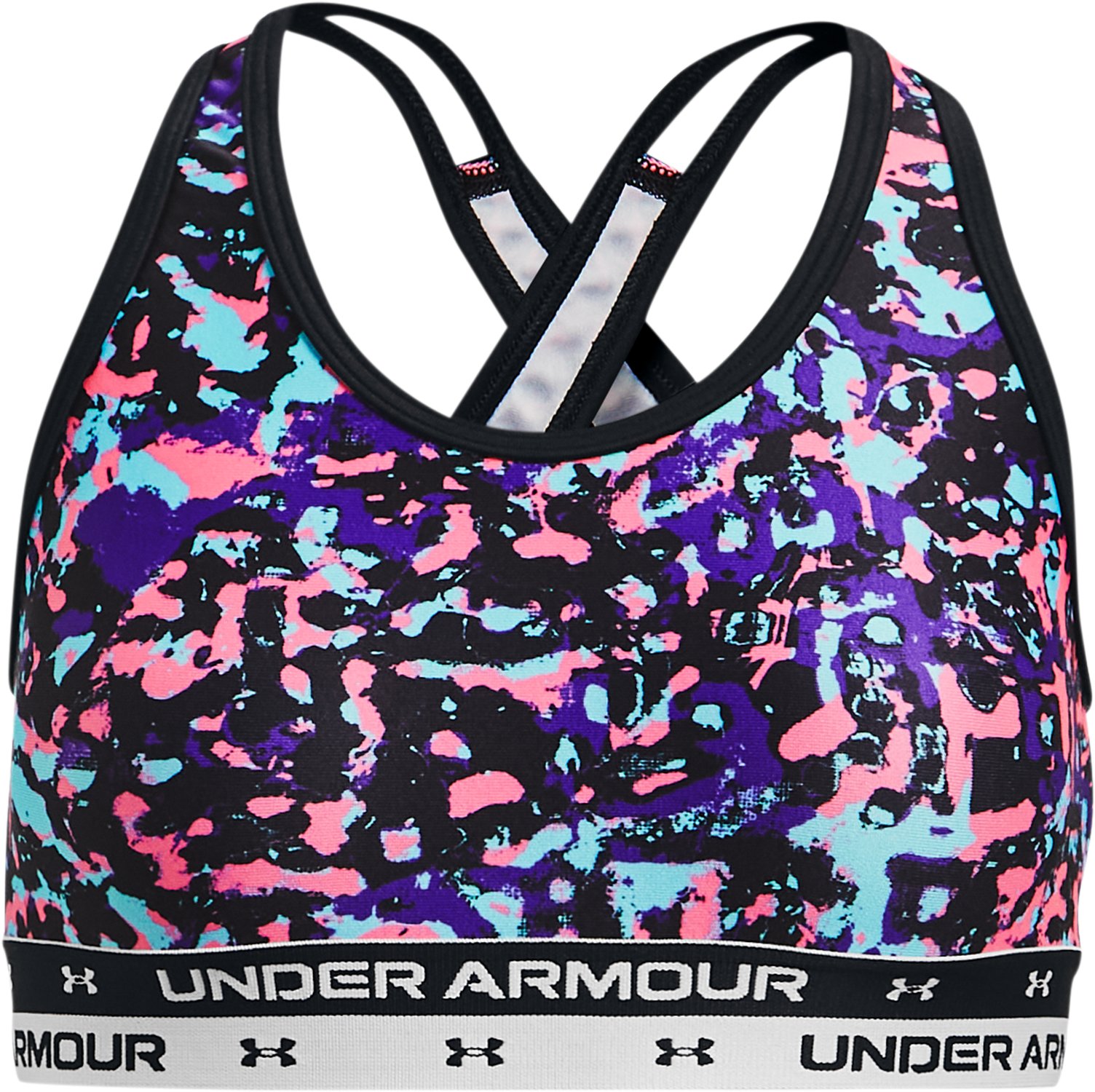 UA Crossback Printed Girls' Sports Bra 3
