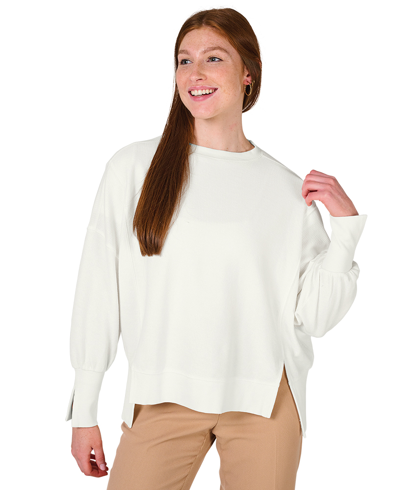 Women's Camden Spliced Crew Neck Sweatshirt 86
