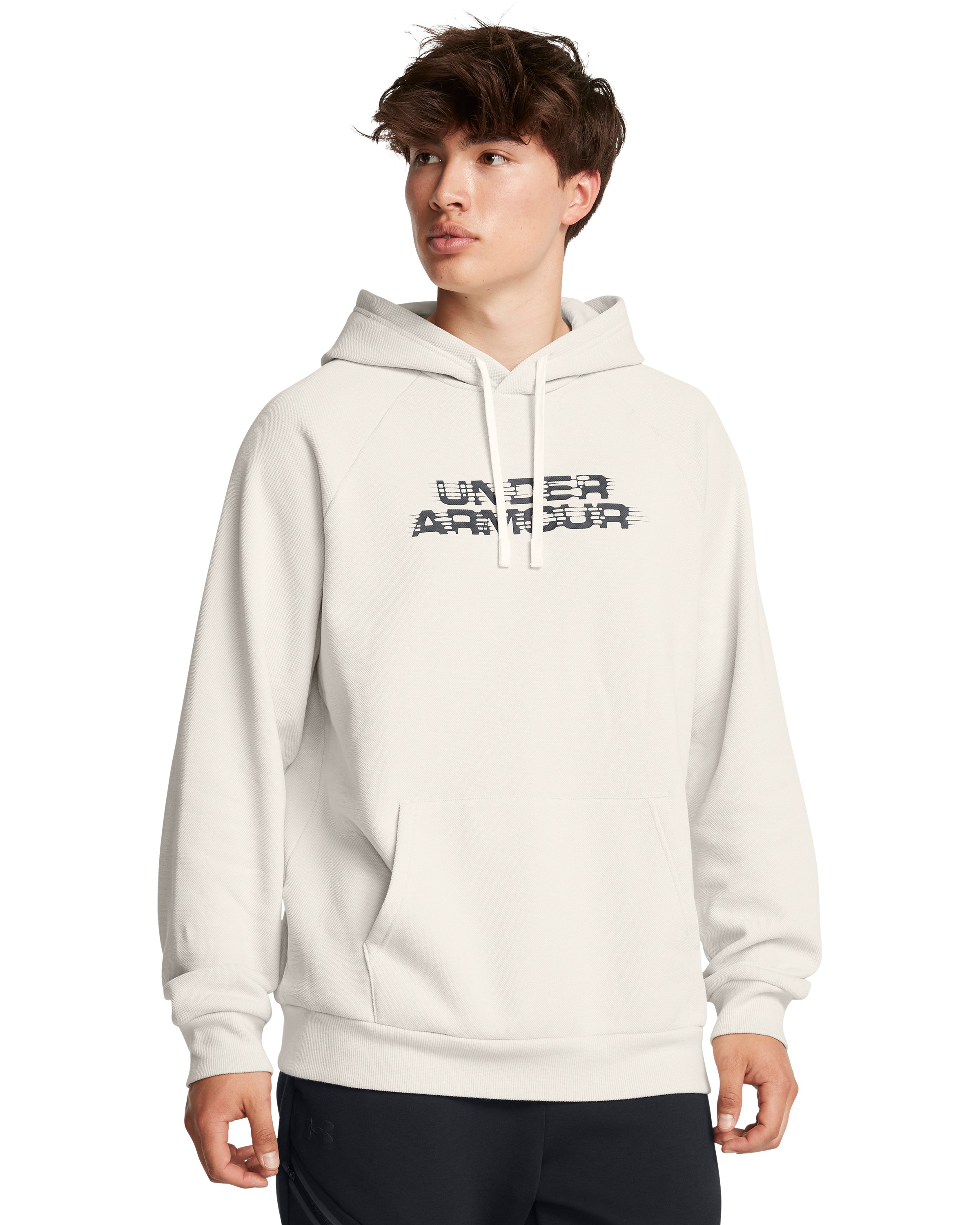UA Rival Fleece Textured Glitch Men's Hoodie 3
