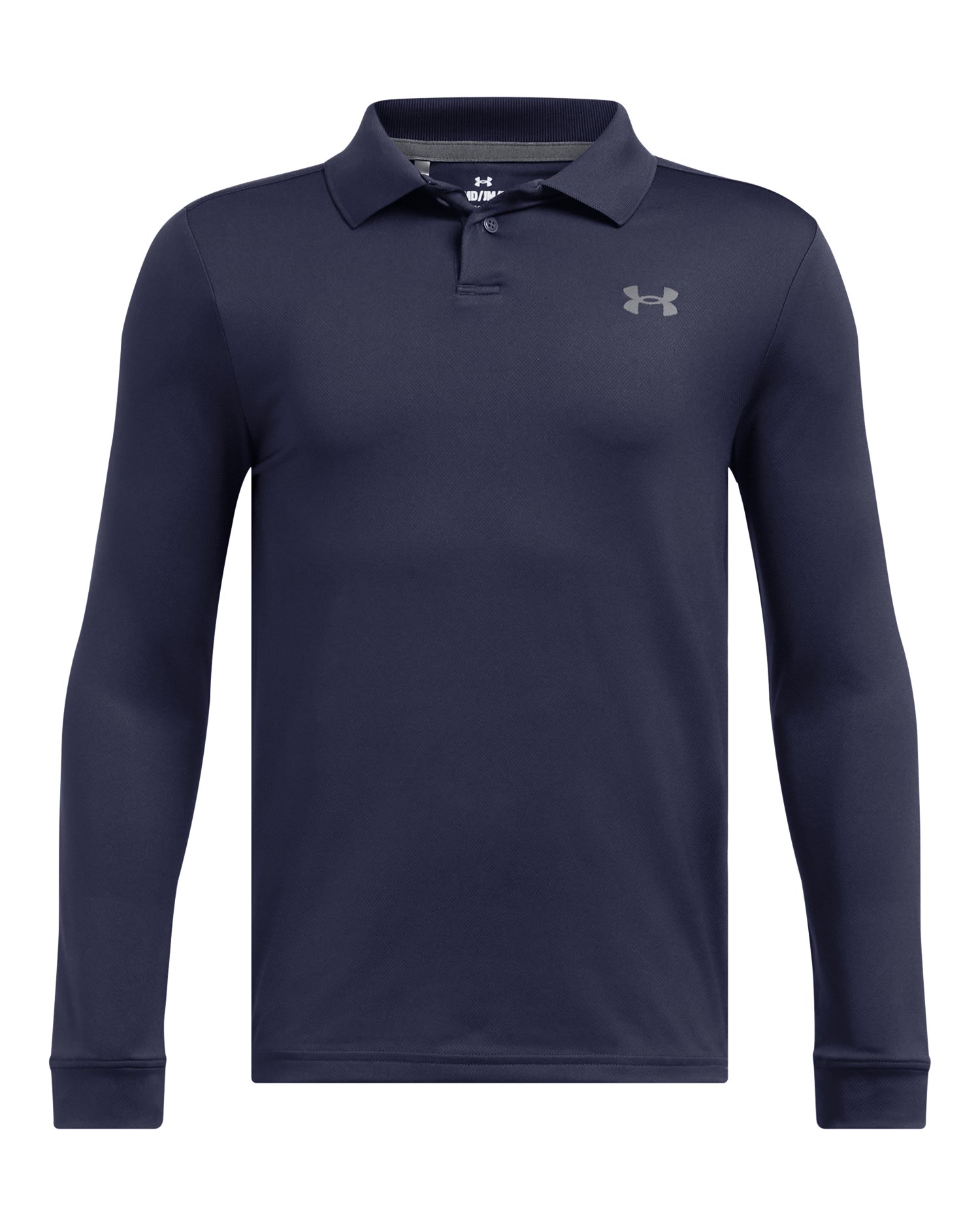 UA Match Play Boys' Long Sleeve Polo 4