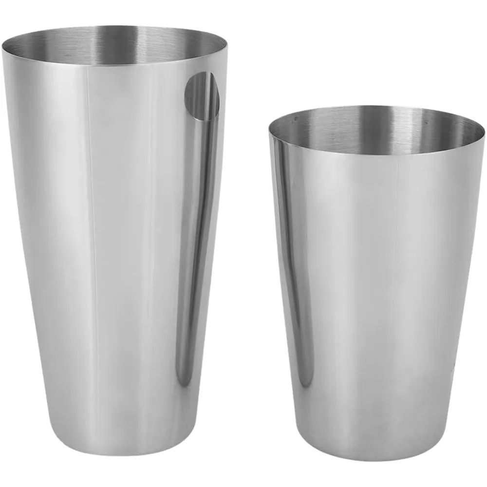 Seamless Stainless Steel Boston Cocktail Shaker 10