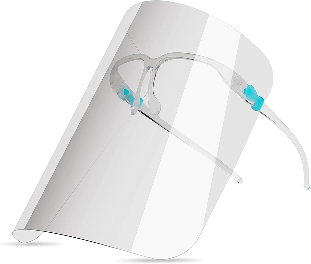 Face Shield with Glasses Frames 2
