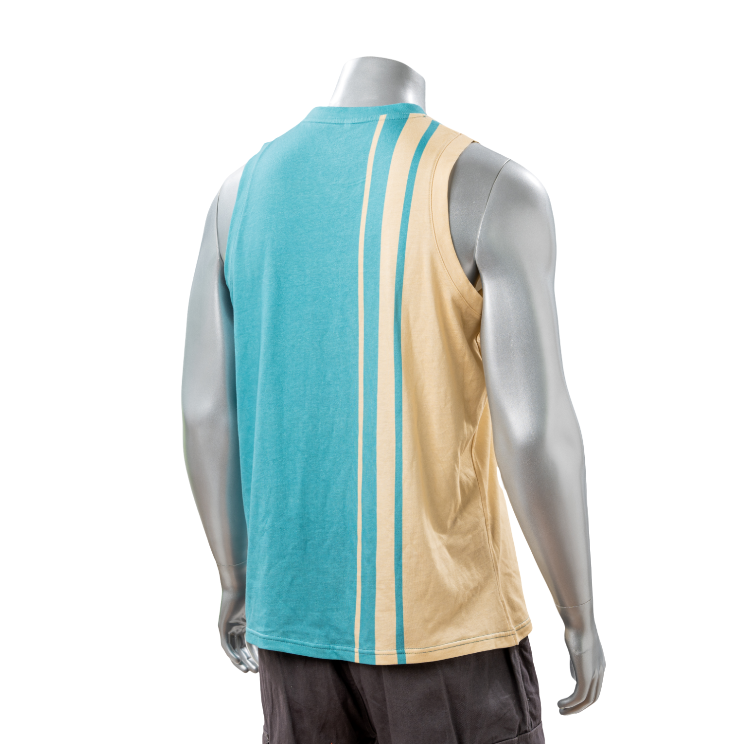 75D Milk Silk Fluorescent Digital Print Men's Tank Top - 5.3 oz 2