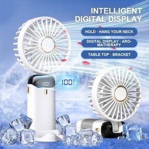 3000mAh Battery Operated Fan with LED Display 1