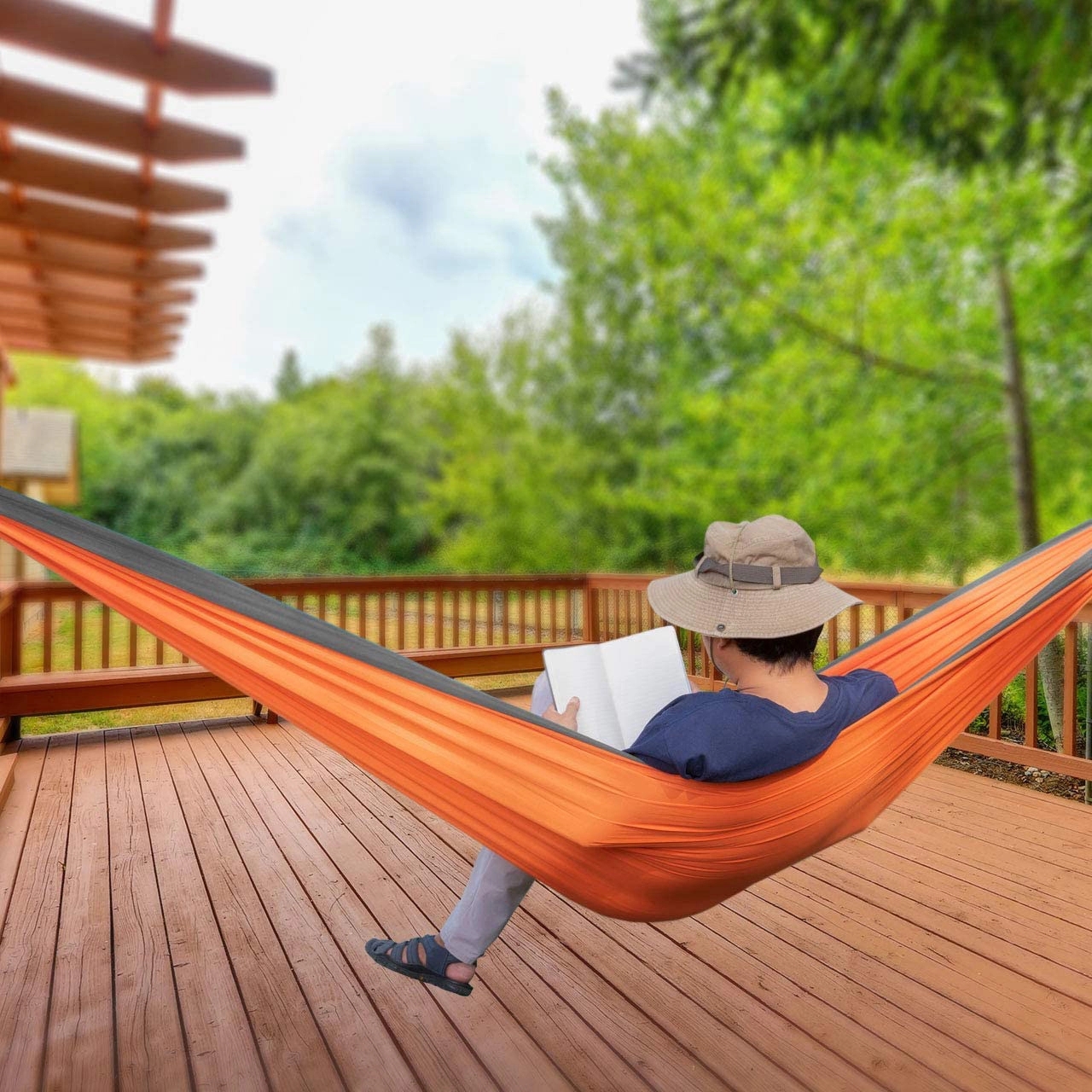 Outdoor Nylon Hammock 7