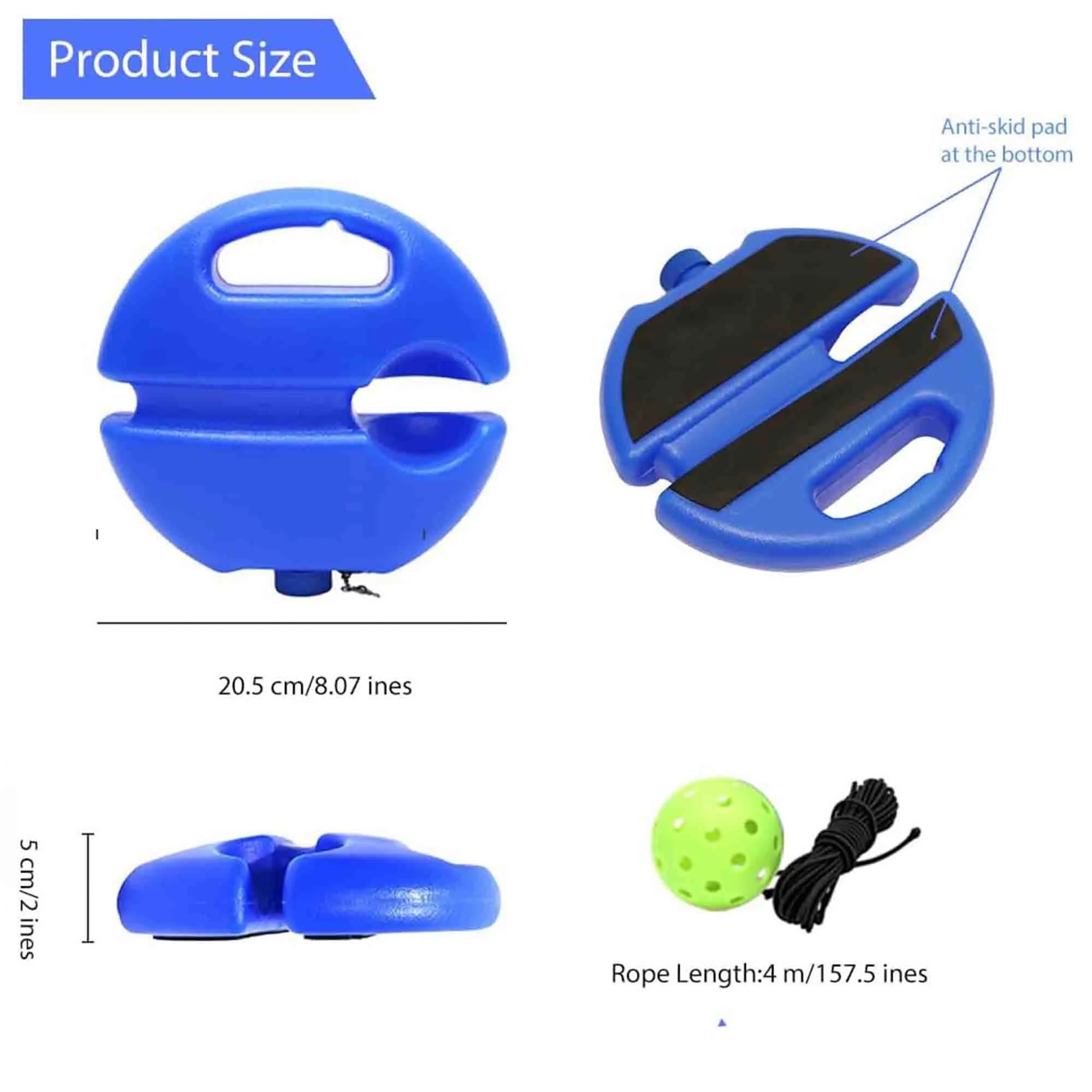 Pickleball Trainer Practice Tool Rope Rebounder 2