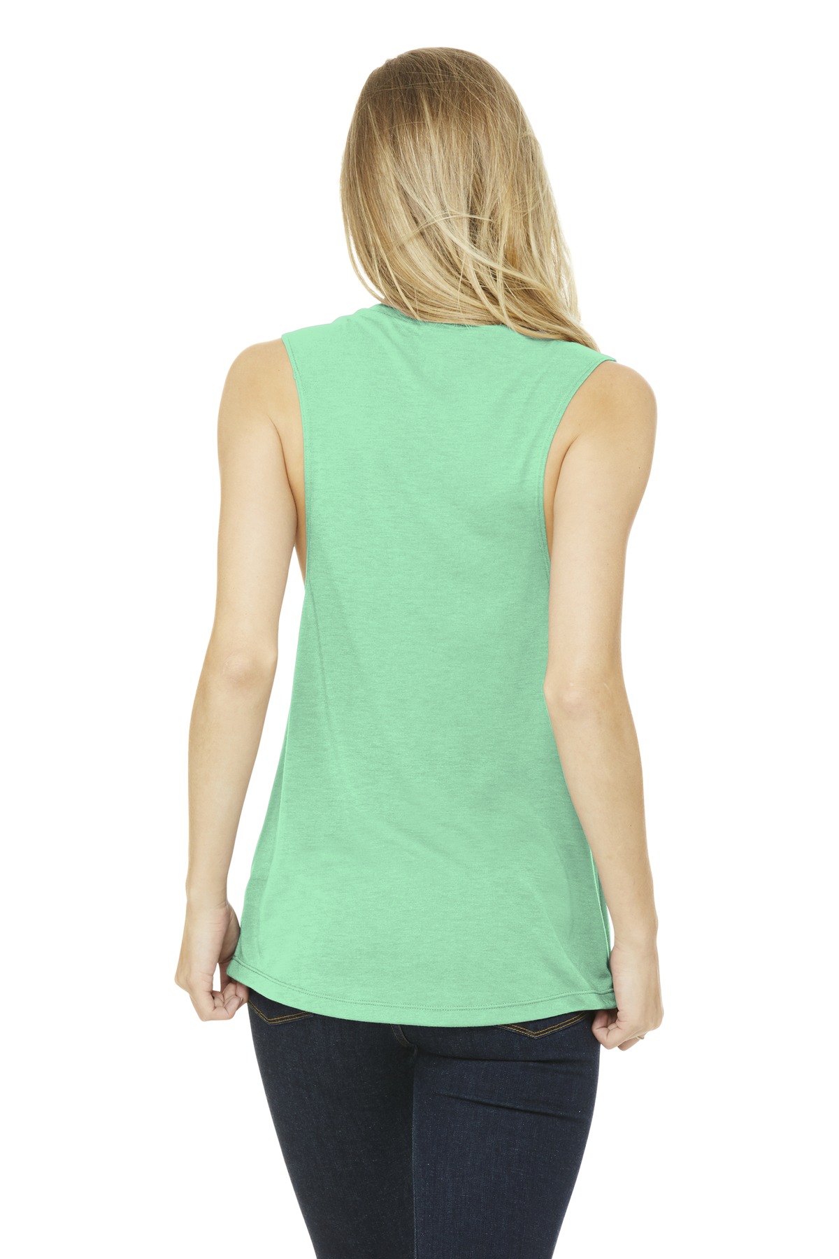 BELLA+CANVAS Women's Flowy Scoop Muscle Tank. BC8803 153