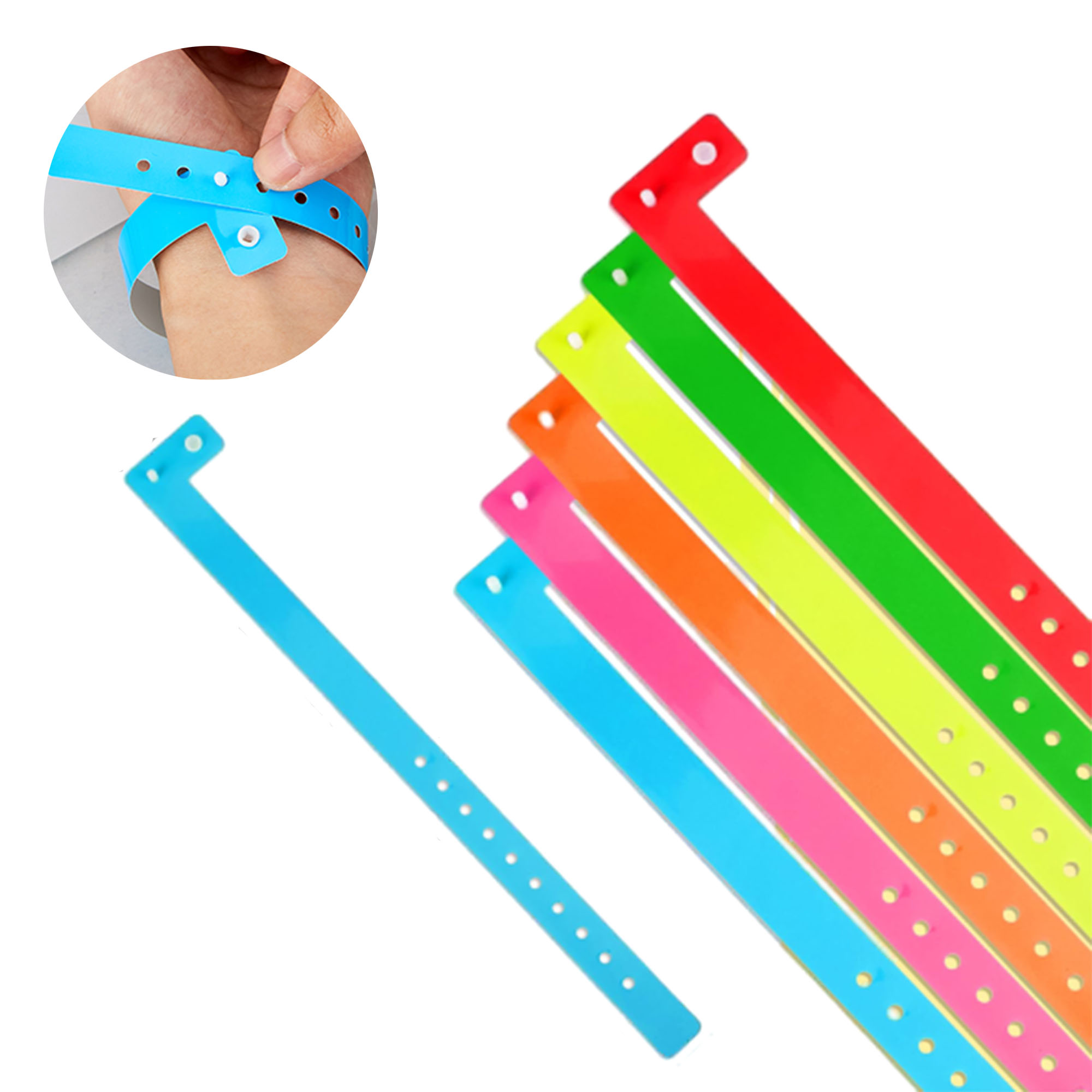 Customizable PVC Activity Wristbands 1