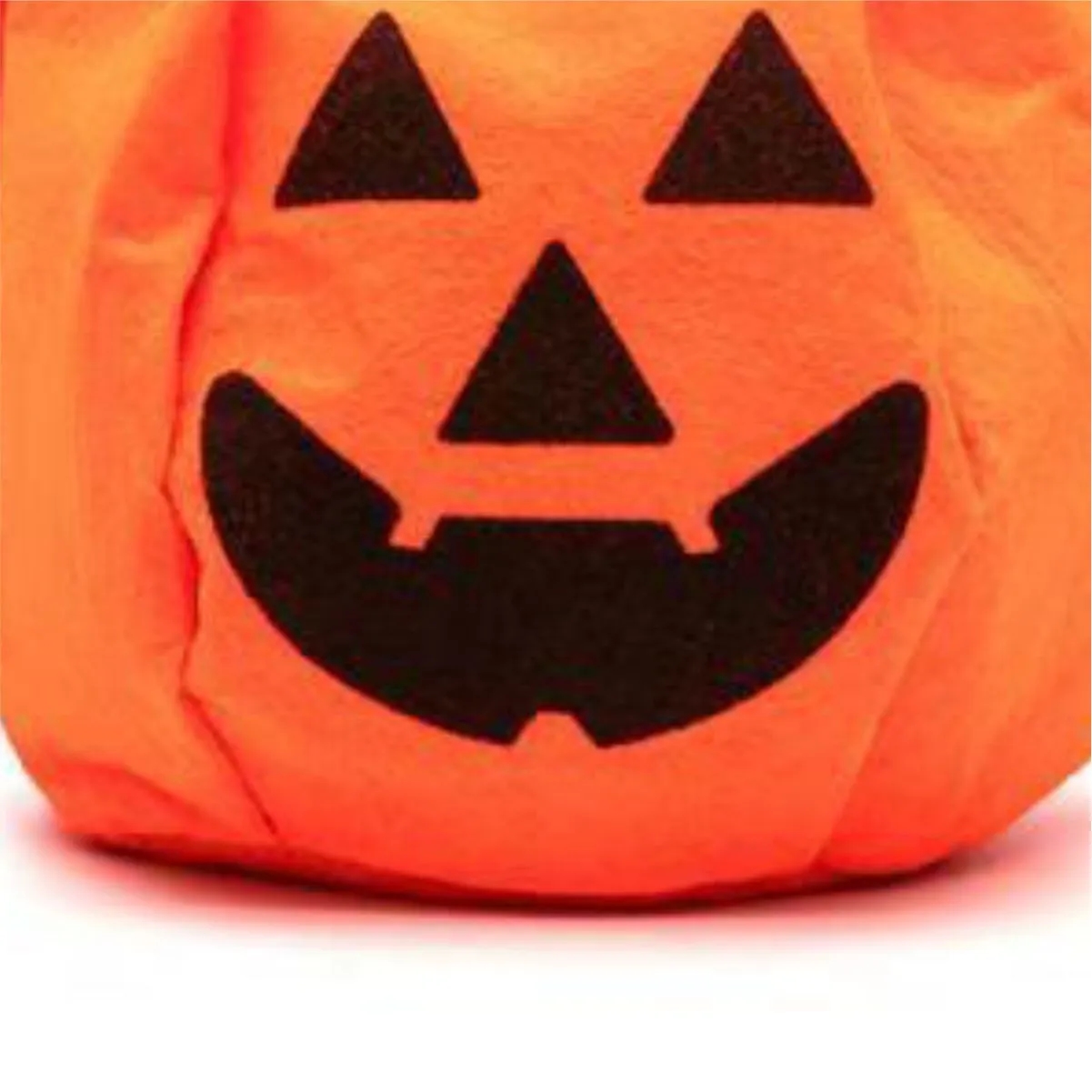 Felt Pumpkin Trick-Or-Treat Bag With Handle 4