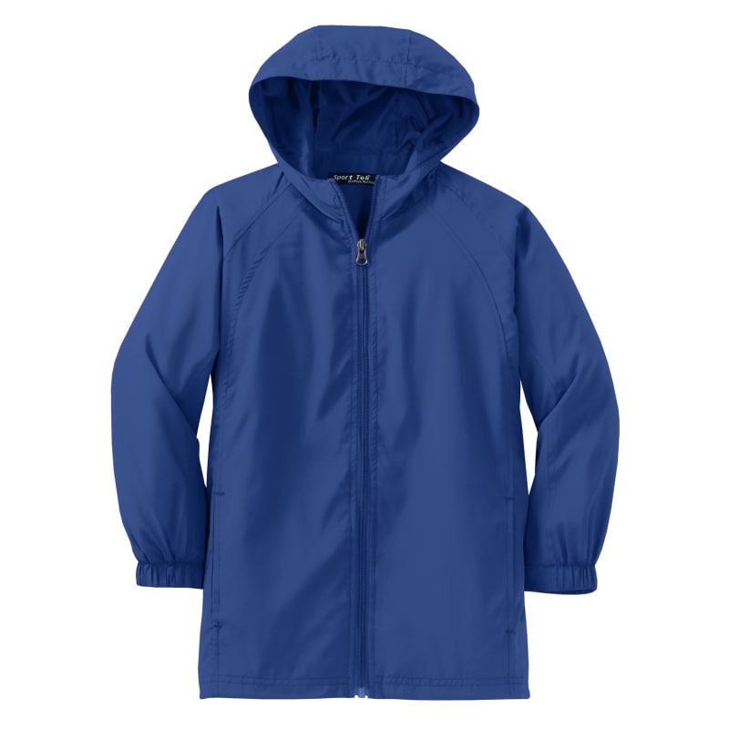 Sport-Tek Youth Hooded Raglan Jacket. 4