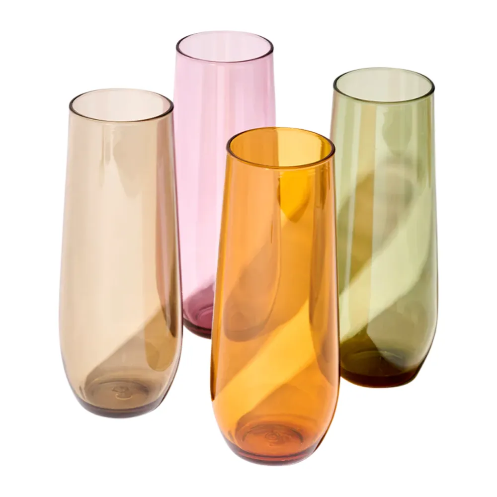 9oz. Acrylic Stemless Champagne Flute 9