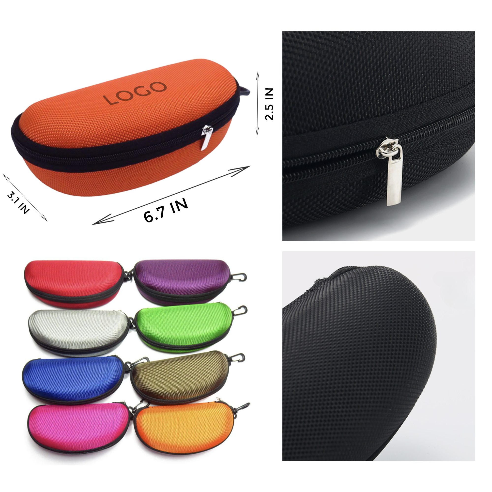 MOQ 10 PCS Protective Eyeglasses Case 2