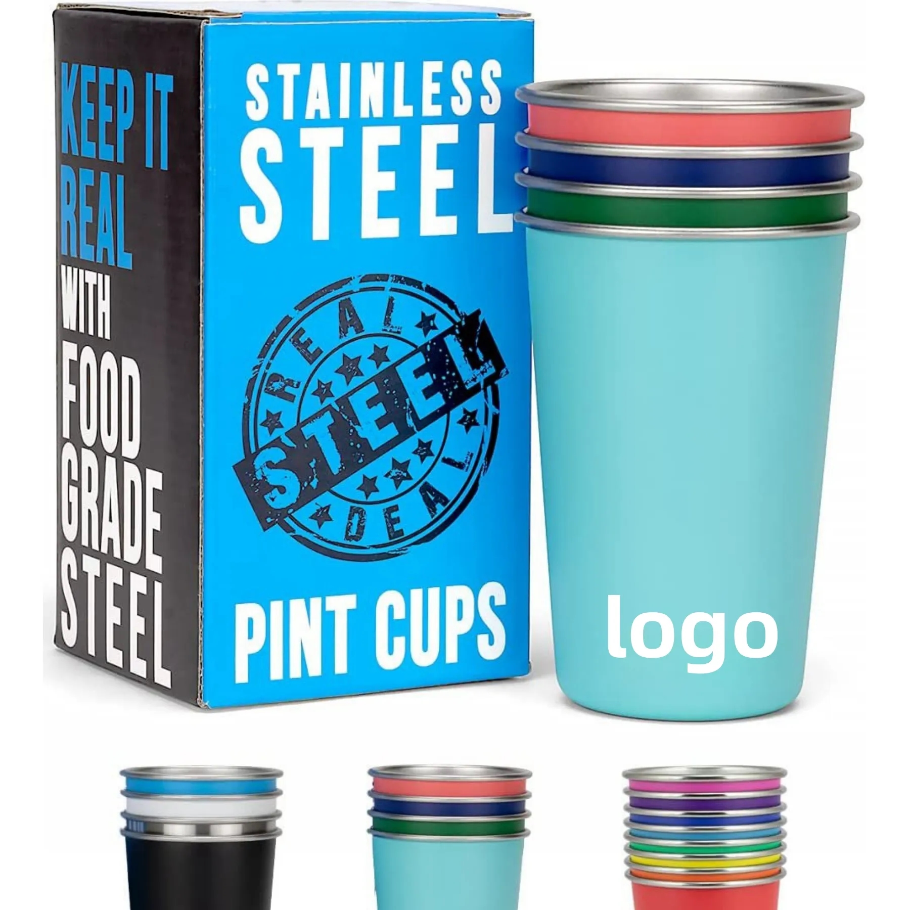 Real Deal Steel Party Pints 2