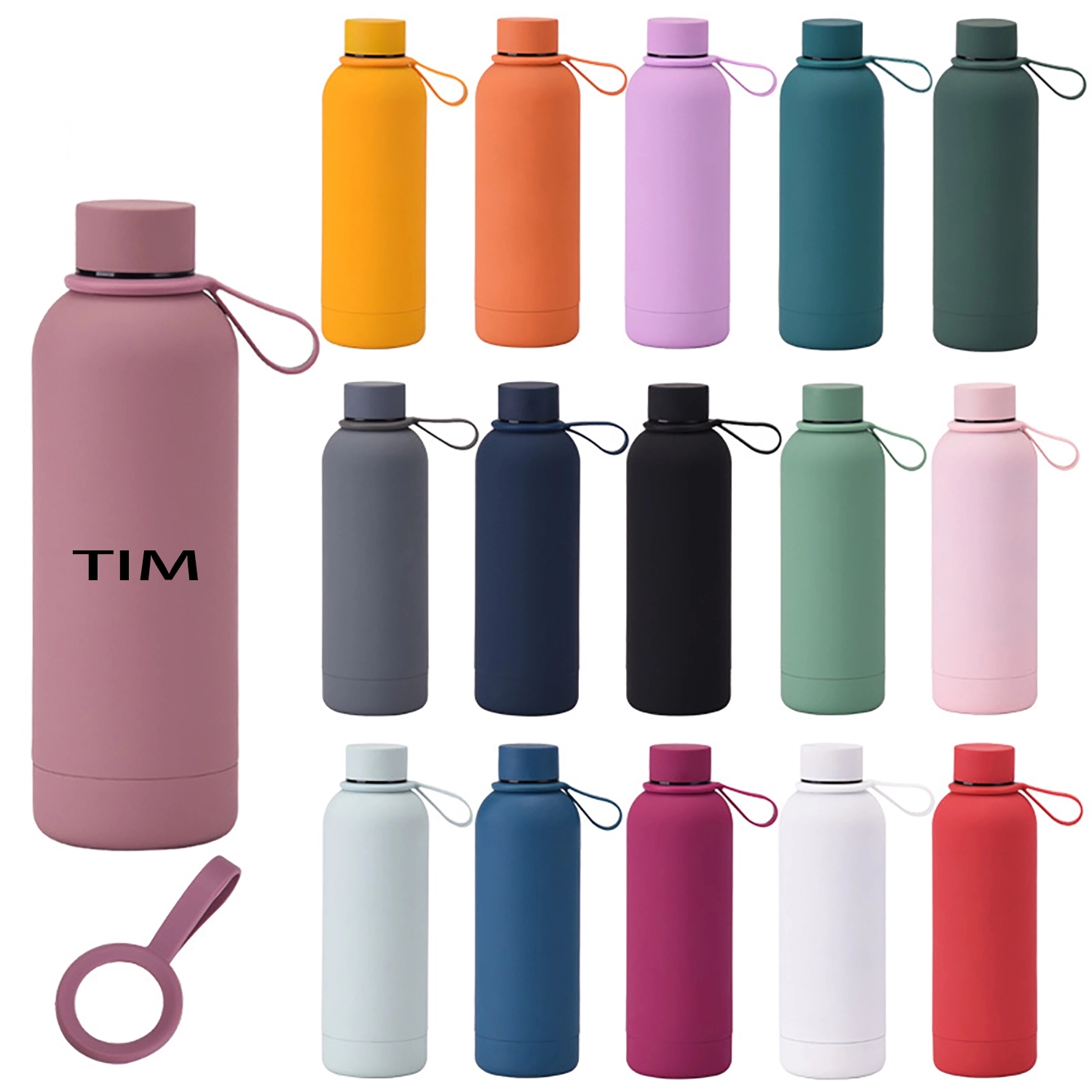 17 Oz Double Wall Stainless Steel Bottle, custom water bottle with logo imprint 3