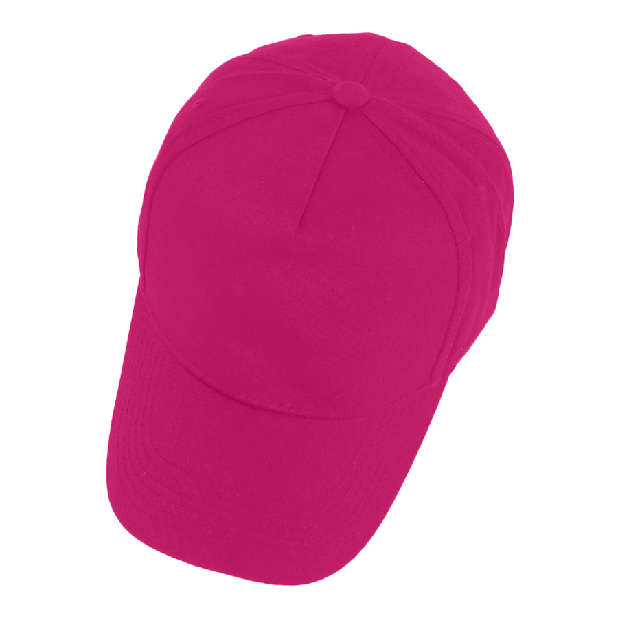 Stock Solid Color Cotton 5-Panel Baseball Cap 72