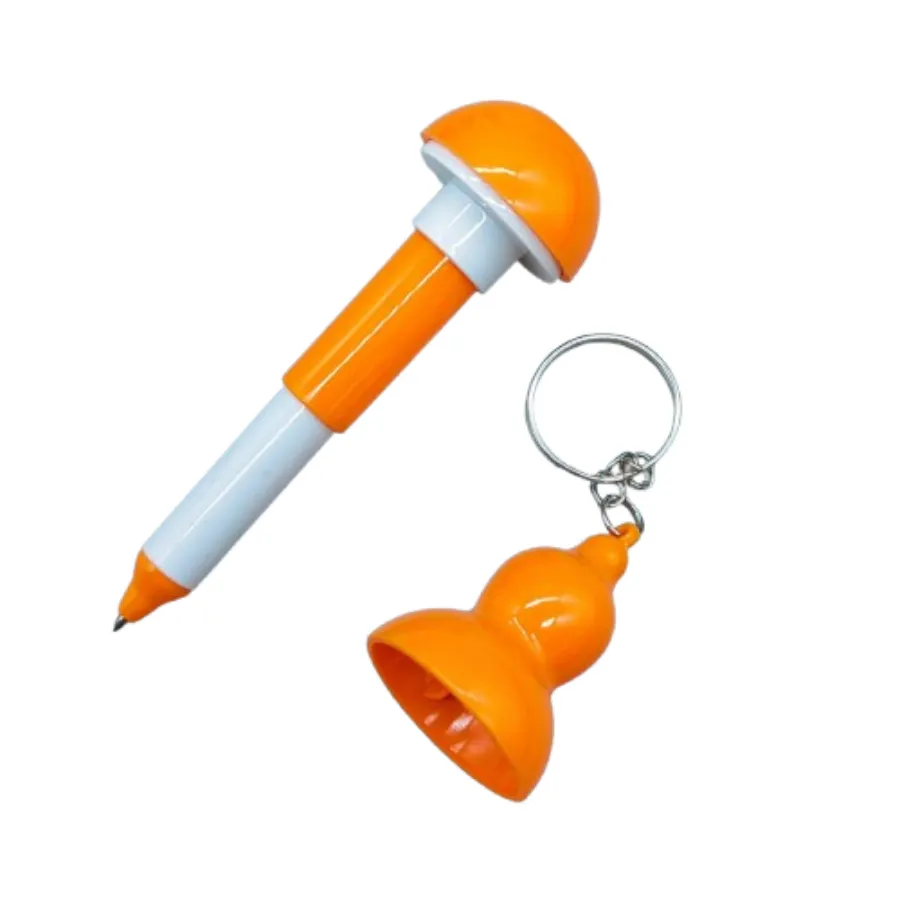 Gourd-shaped Stretchable Ballpoint Pen with Key Chain 3