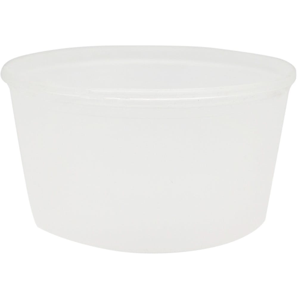 Denture Cups - Clear Plastic 3.5" 1
