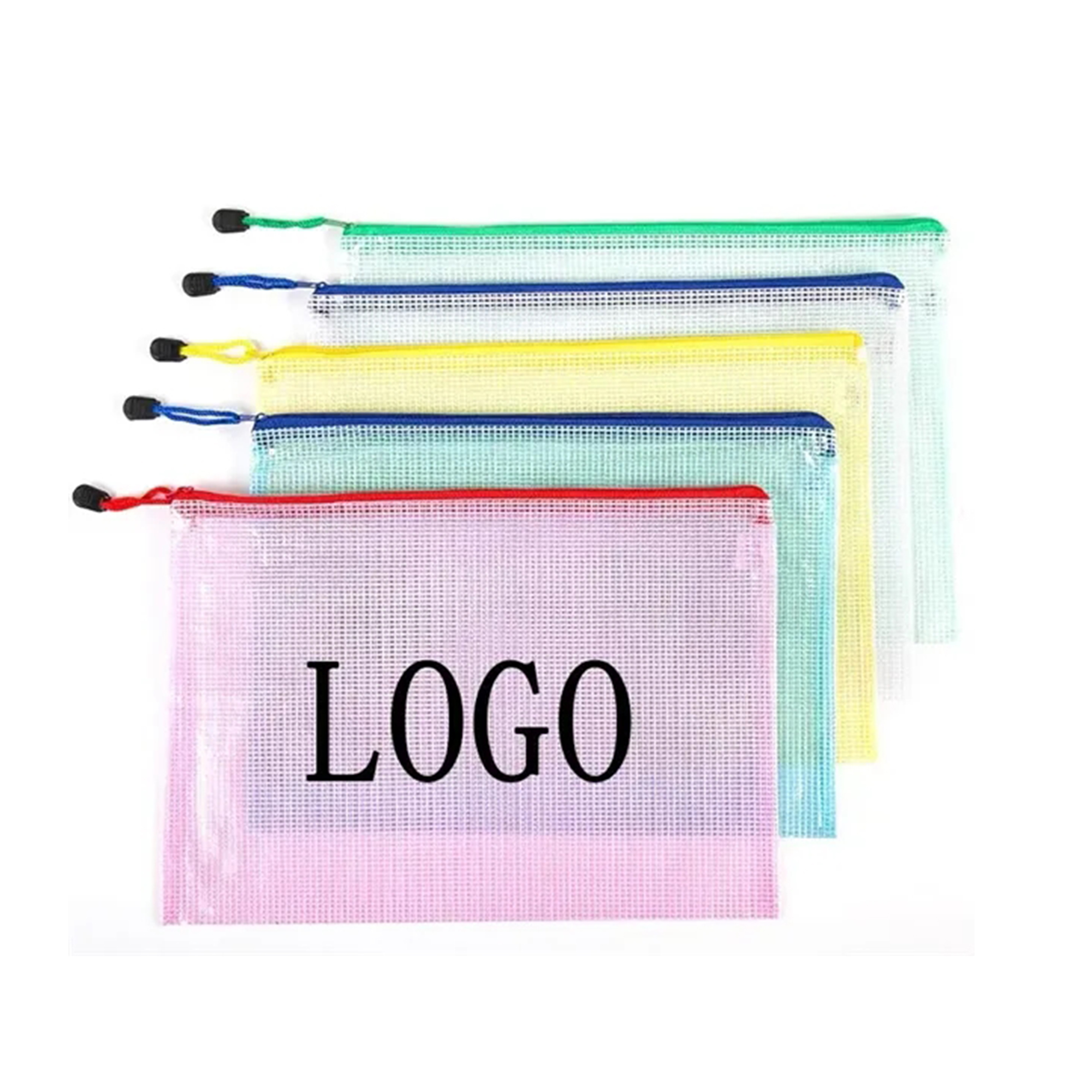 Waterproof Zipper File Bag for Documents Storage Bag A4 10