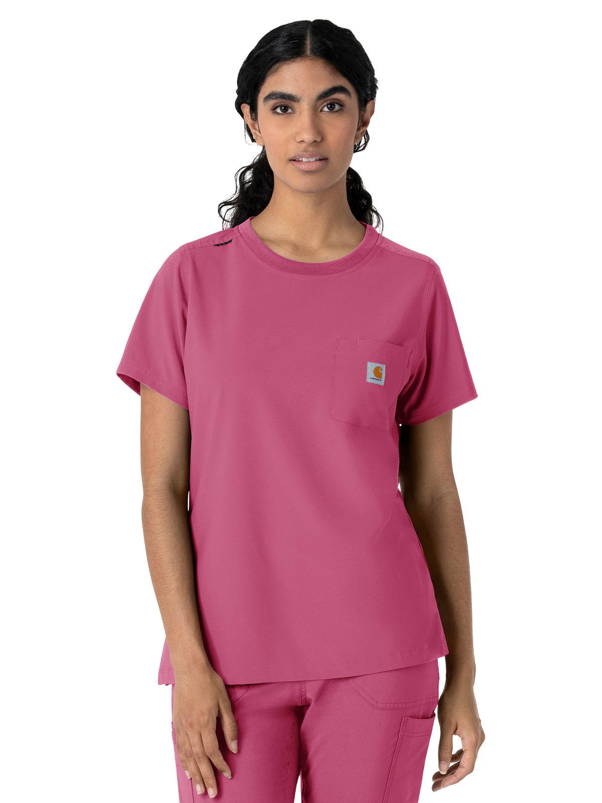 Carhartt Scrubs - Force Cross-Flex - Women's One-Pocket Crew Neck Scrub Top 13