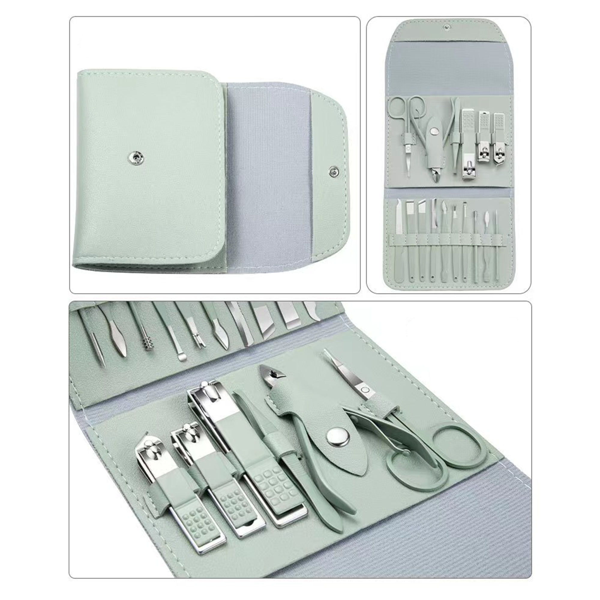 16 In 1 Manicure Set Nail Clippers Pedicure Kit 2