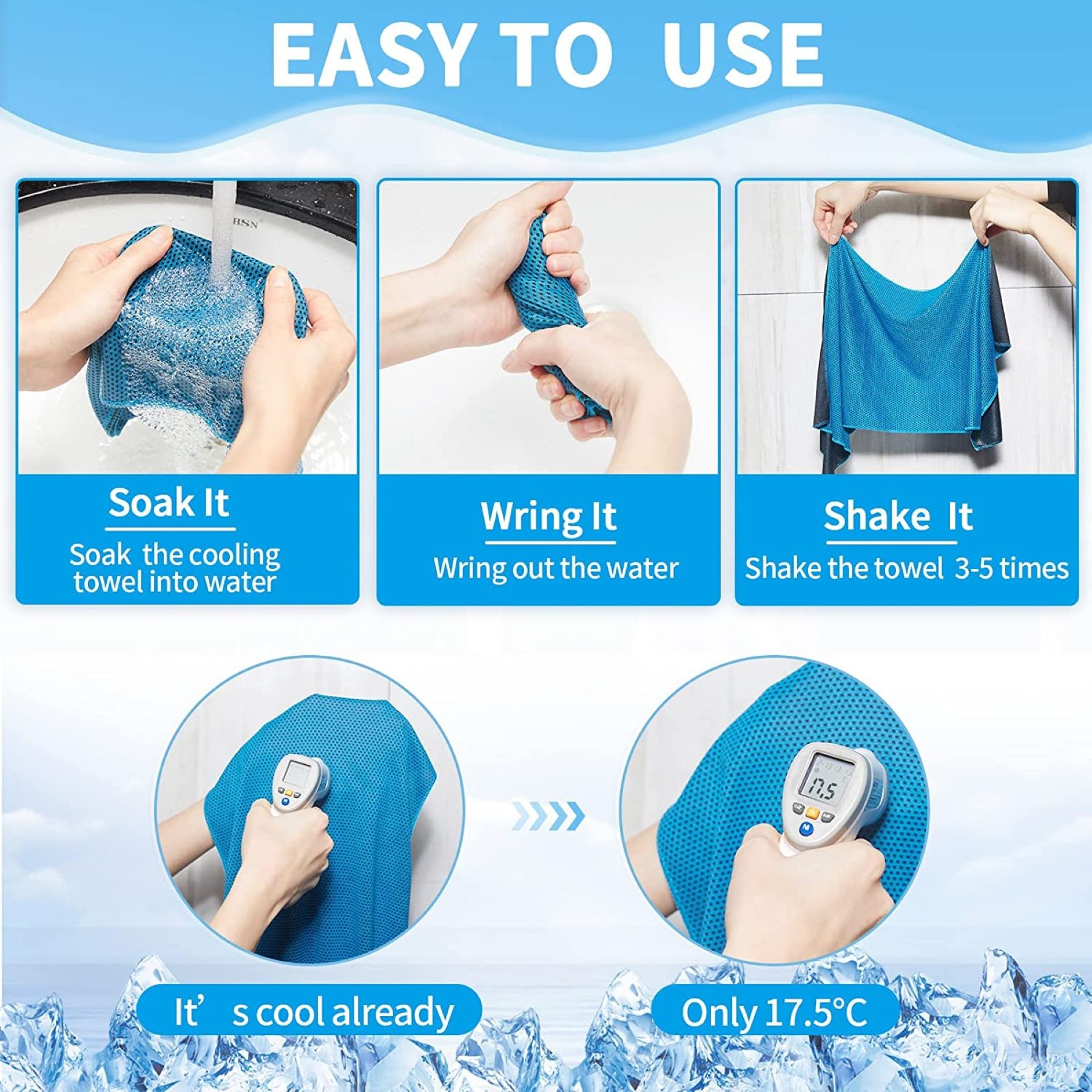 Cooling Towel Sport Ice Towel Quick Dry Towel Chilly Towel 2