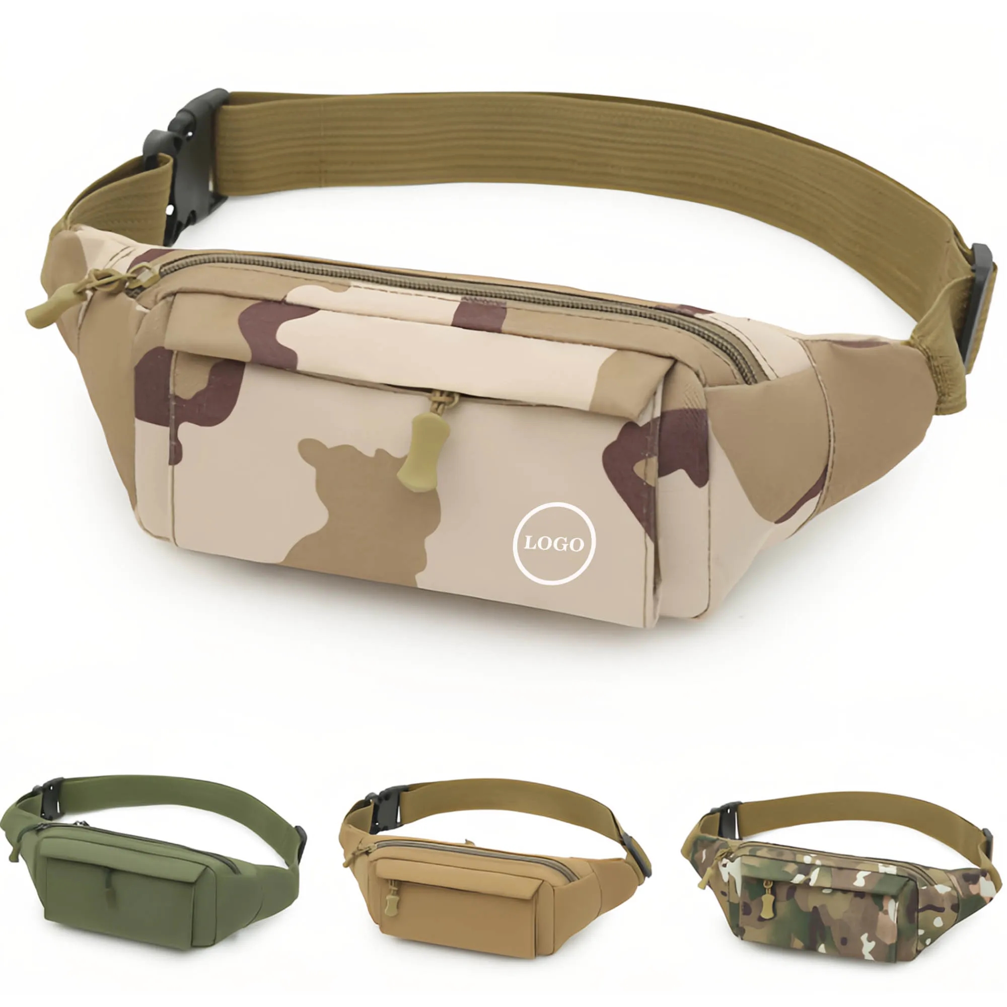Camouflage Waist Bag With Adjustable Strap 5