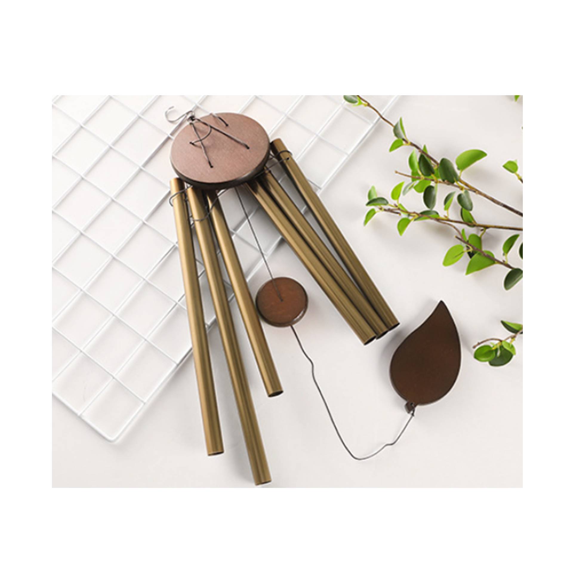 Classic Leaf Shape Family Wind Chimes 3