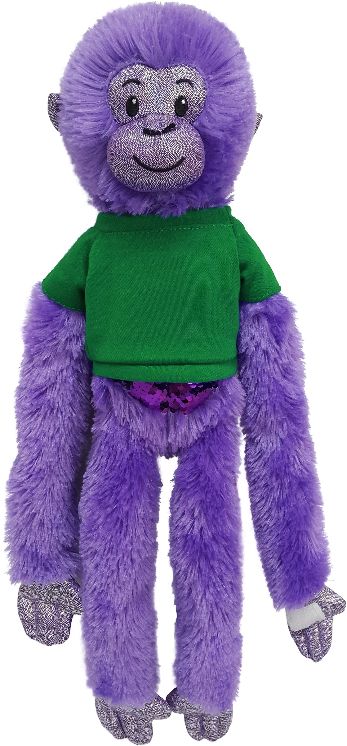21" Purple Spider Monkey with Sequins 3