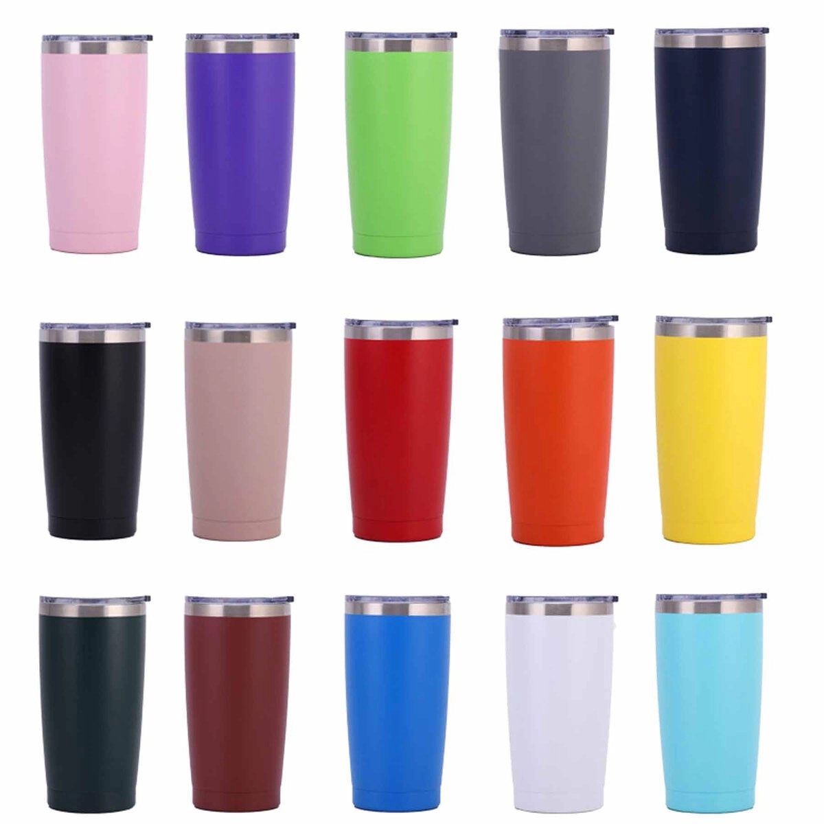 Stainless Tumbler Cups with Lid 3