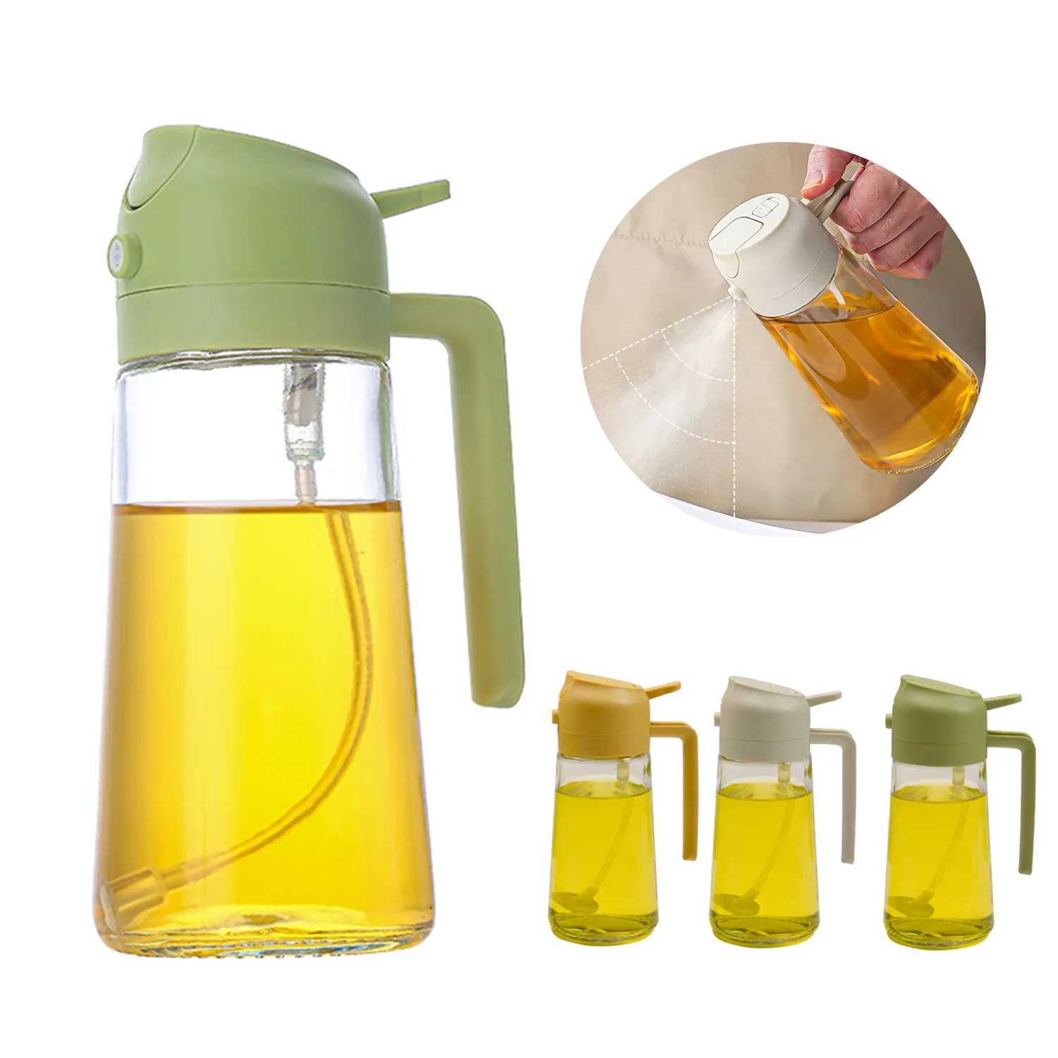 2-In-1 Spray & Pour Glass Oil Pot 3