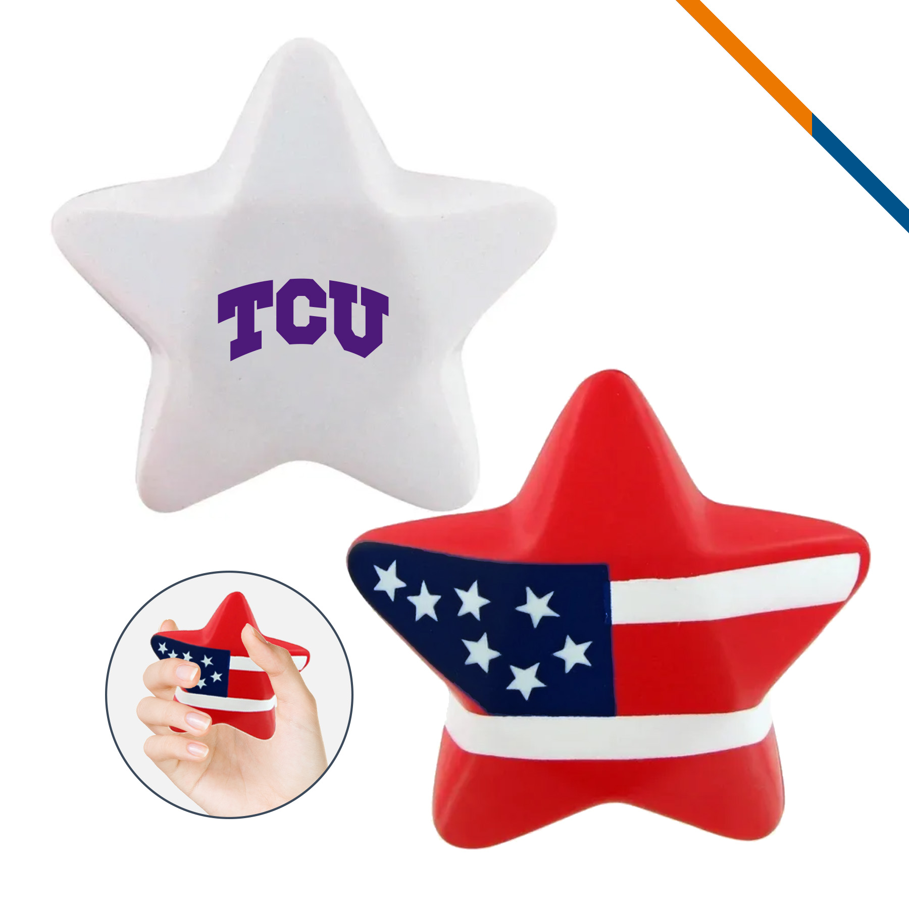 Boars Patriotic Star Stress Ball 1