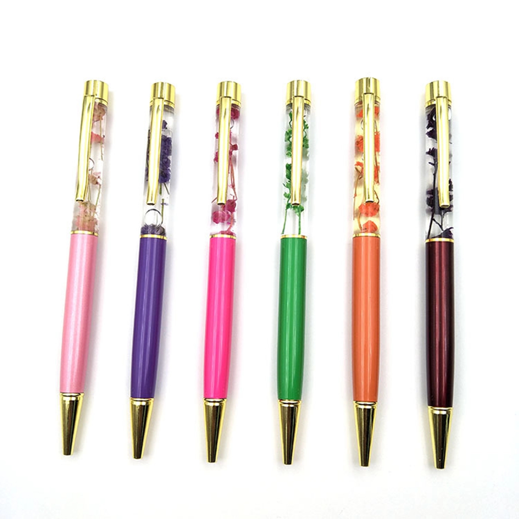 Oil Floating Glitter Metal Ballpoint Pen 6