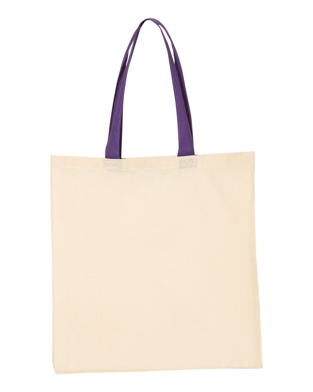 Economical Tote with Contrast-Color Handles - QTB6000, custom tote bag with logo imprint 12