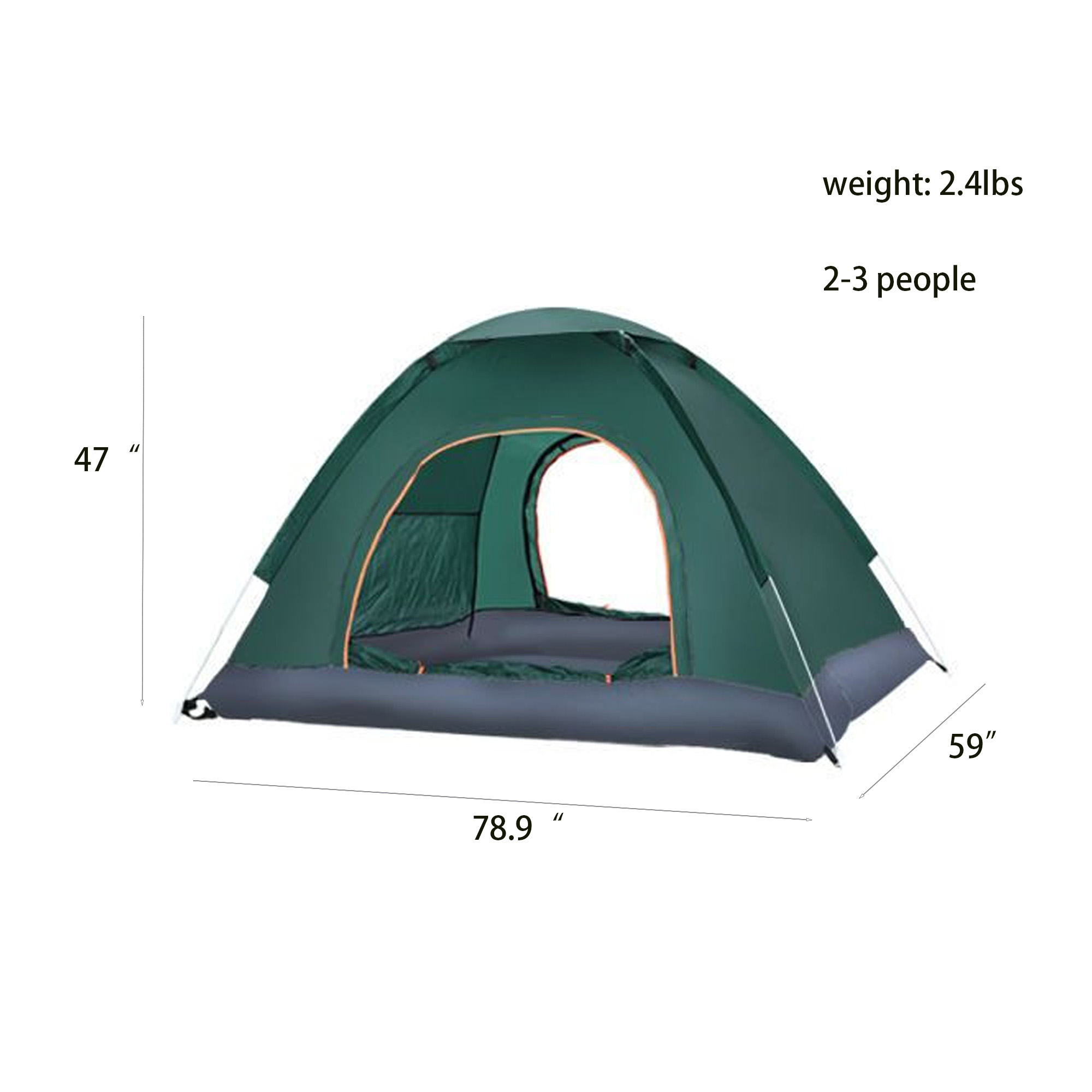 Outdoor Camping Tent With Carrying Bag 2